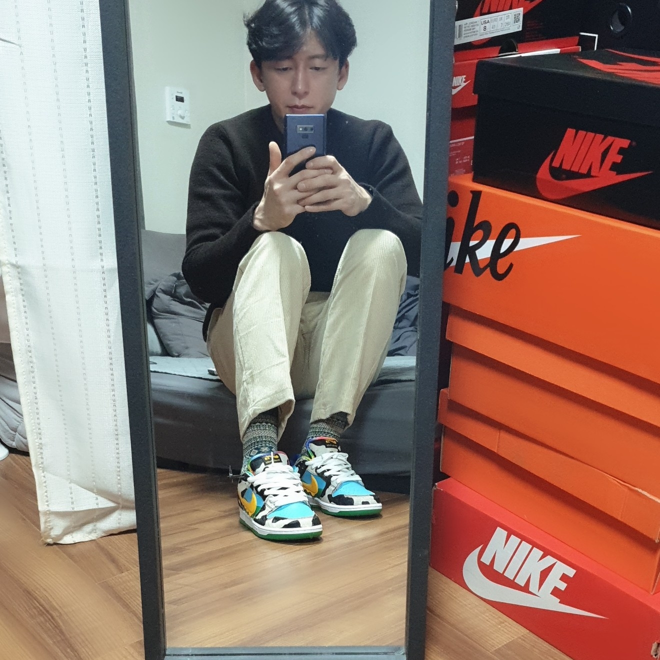 Nike x Travis Scott SB Dunk Low, Nike x Ben & Jerry's SB Dunk Low Chunky Dunky 착용 스타일 - 2