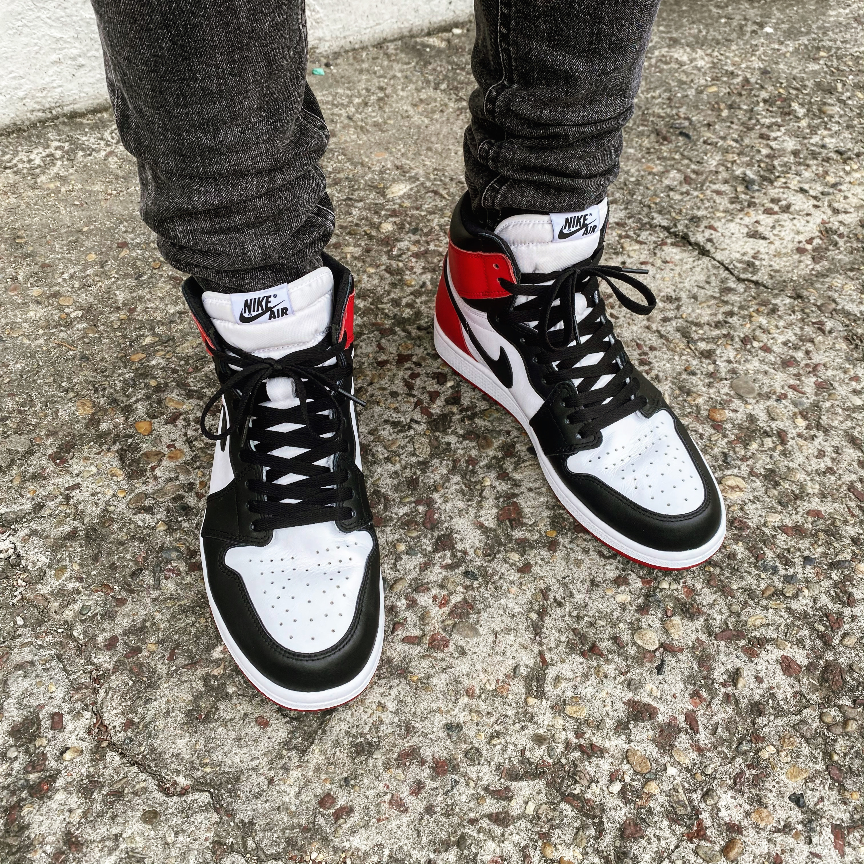 Jordan 1 Retro High OG Black Toe 2016 착용 스타일