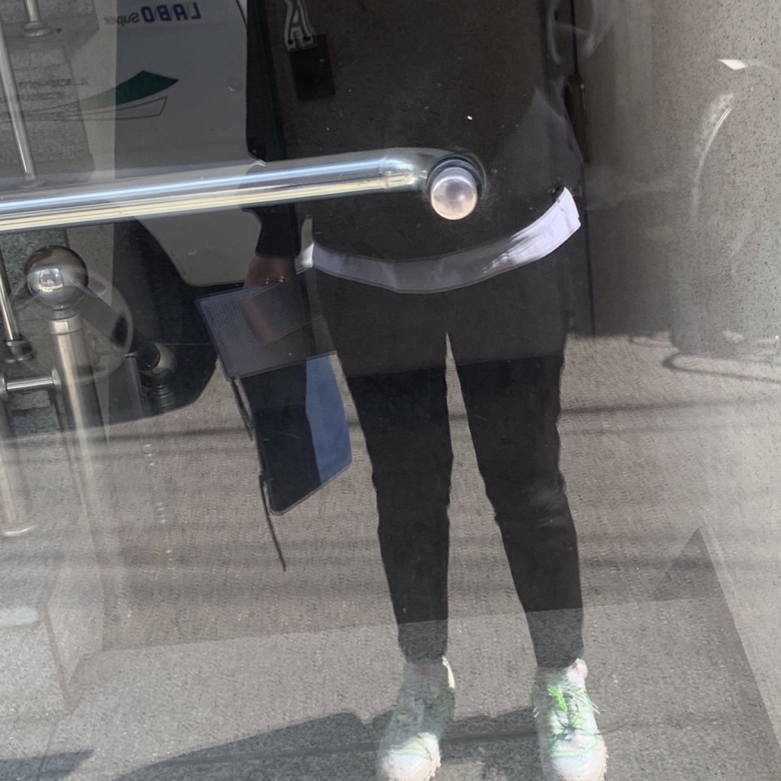(W) Nike x Off-White Waffle Racer White 착용 스타일