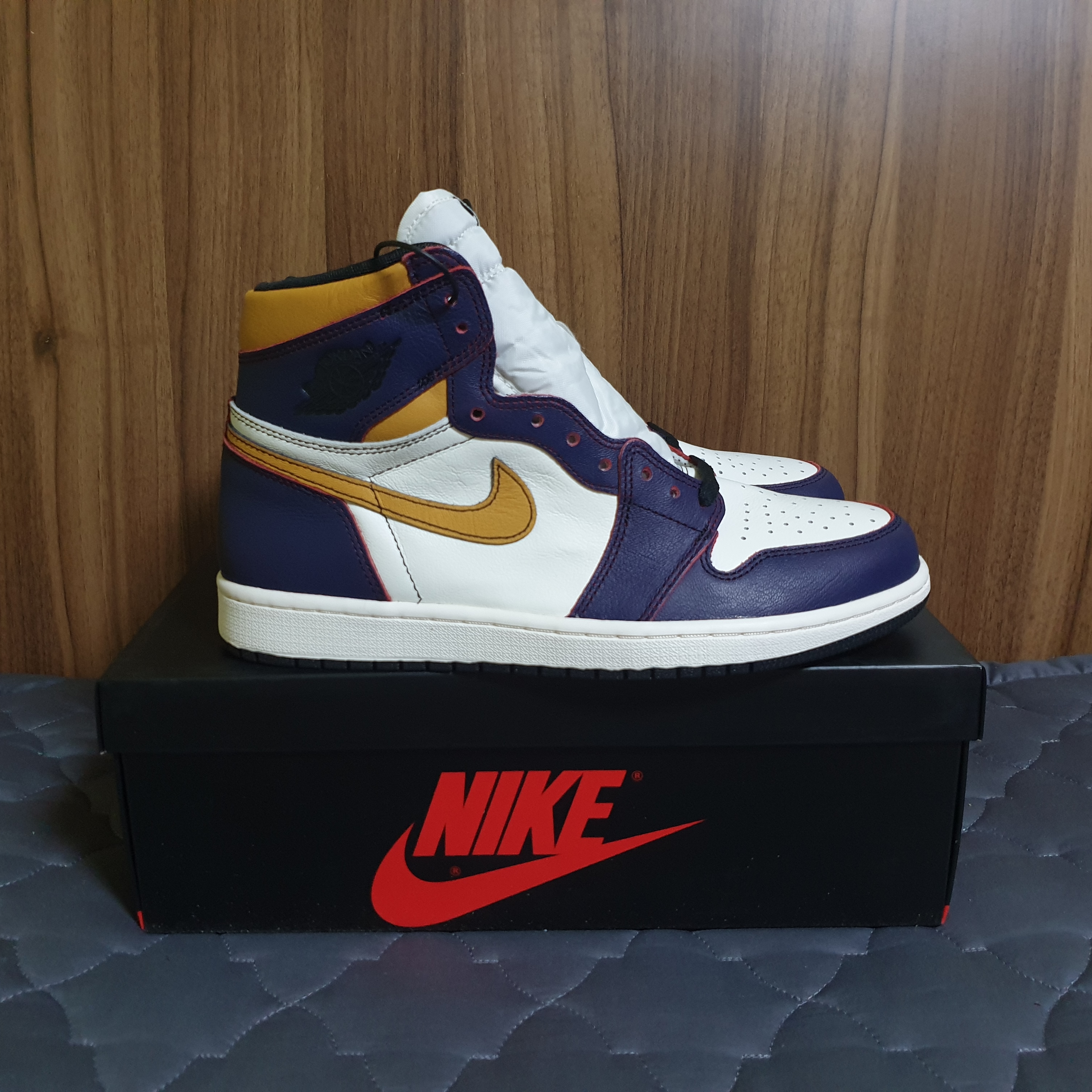 Jordan 1 Retro High OG Defiant SB LA to Chicago 착용 스타일 - 1