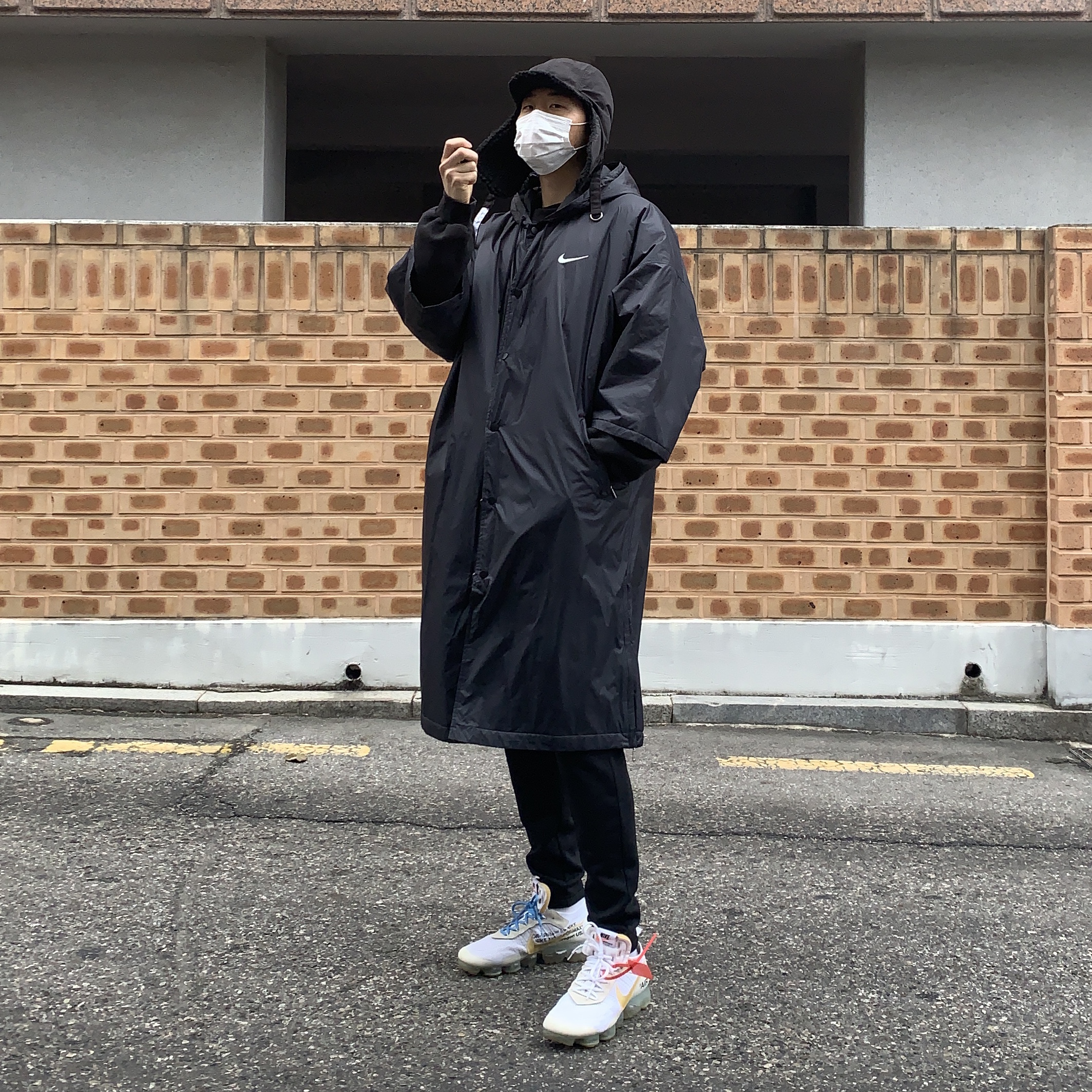 Nike x Off-White Air VaporMax V2 White 착용 스타일