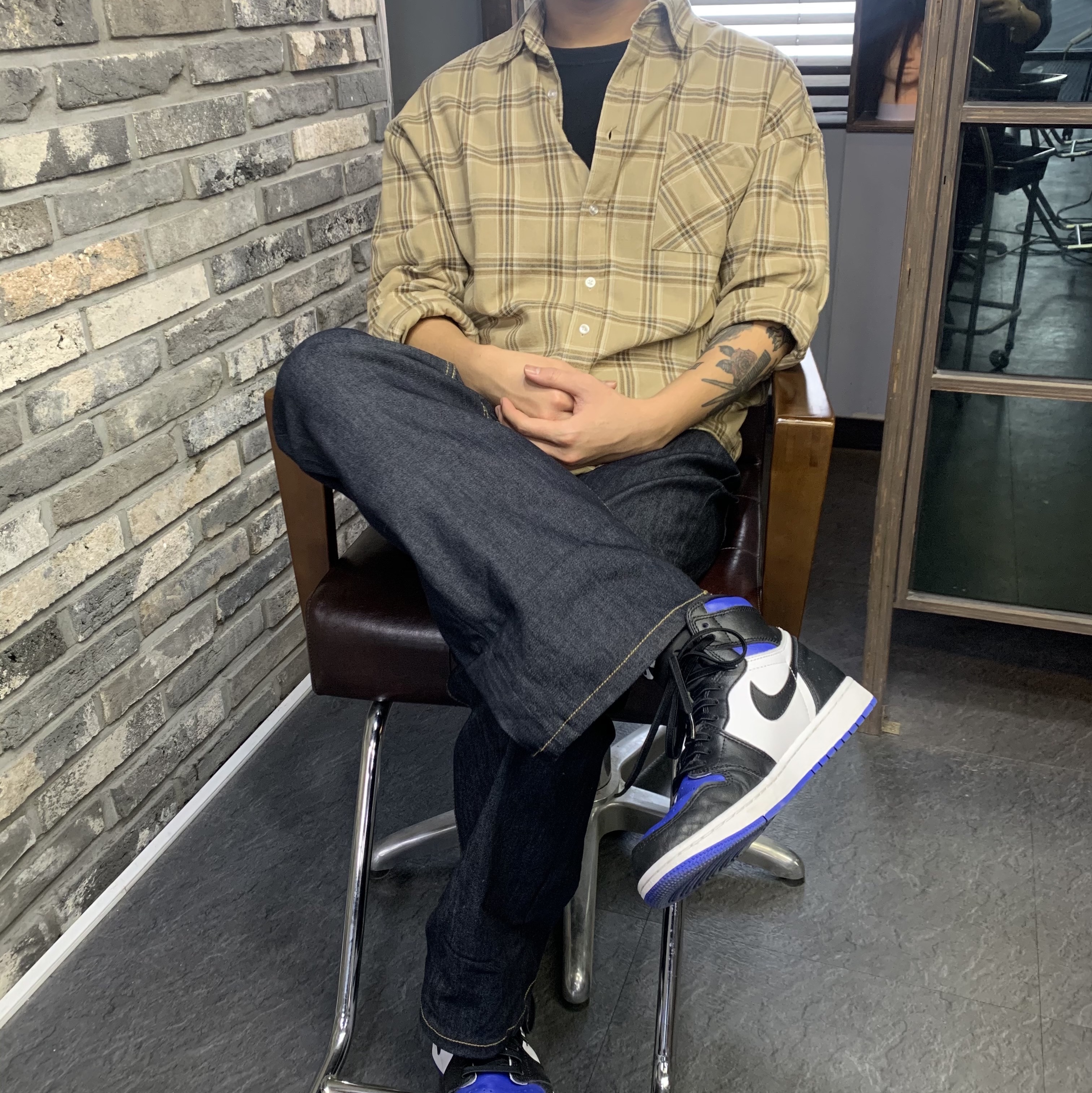 Jordan 1 Retro High OG Royal Toe 착용 스타일