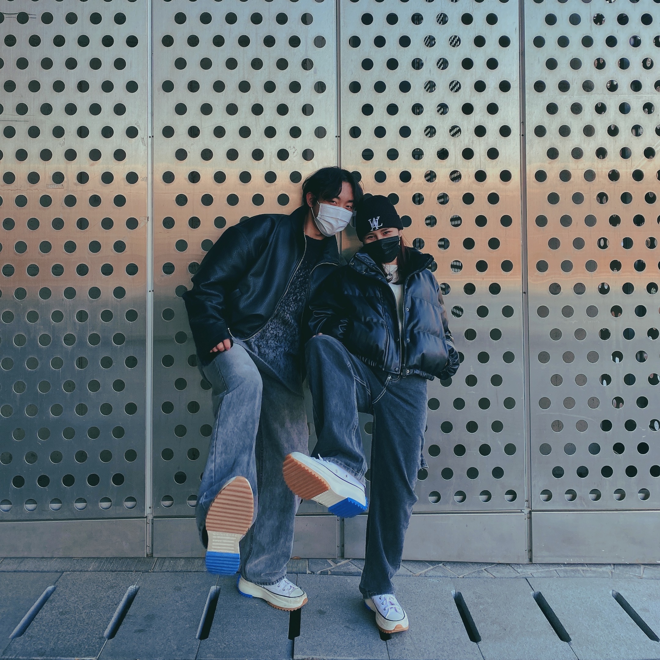 Converse x JW Anderson Run Star Hike Hi White 착용 스타일