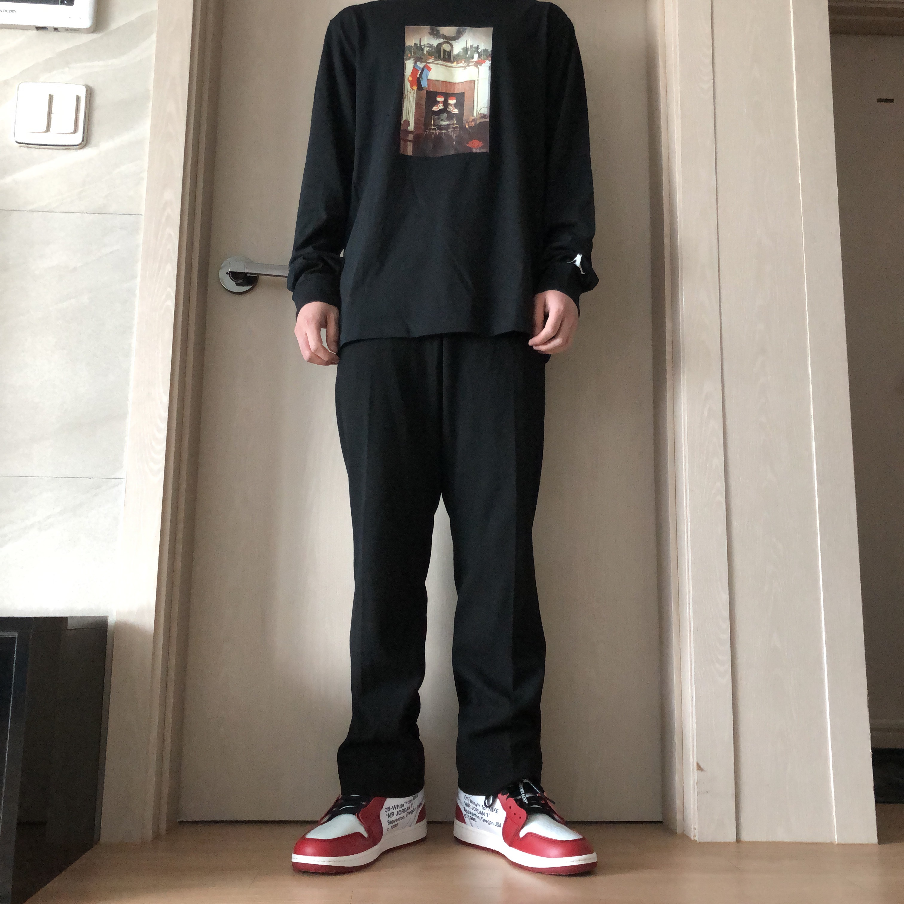 Jordan 1 x Off-White Retro High Chicago The Ten 착용 스타일