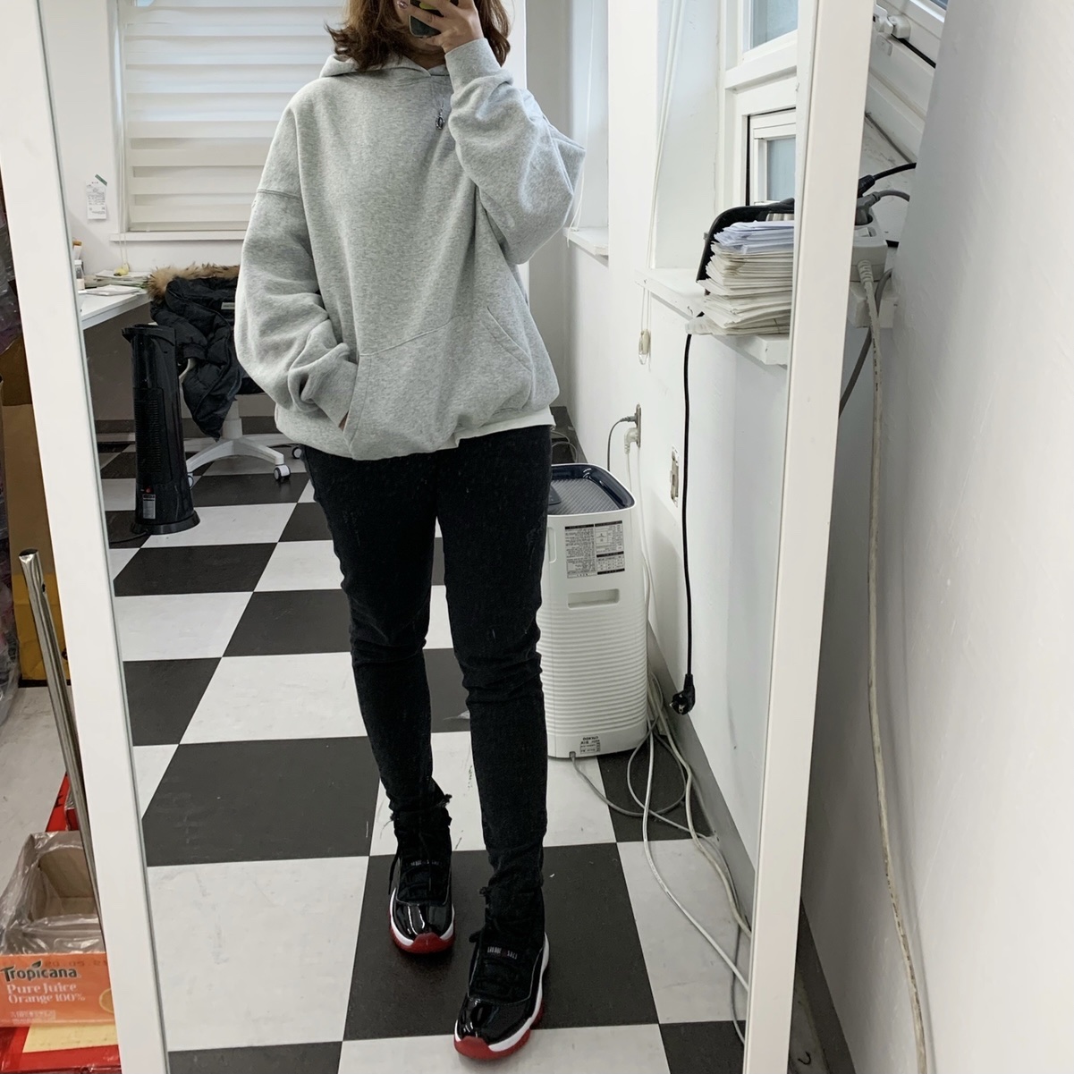 Jordan 11 Retro Bred 2019 착용 스타일