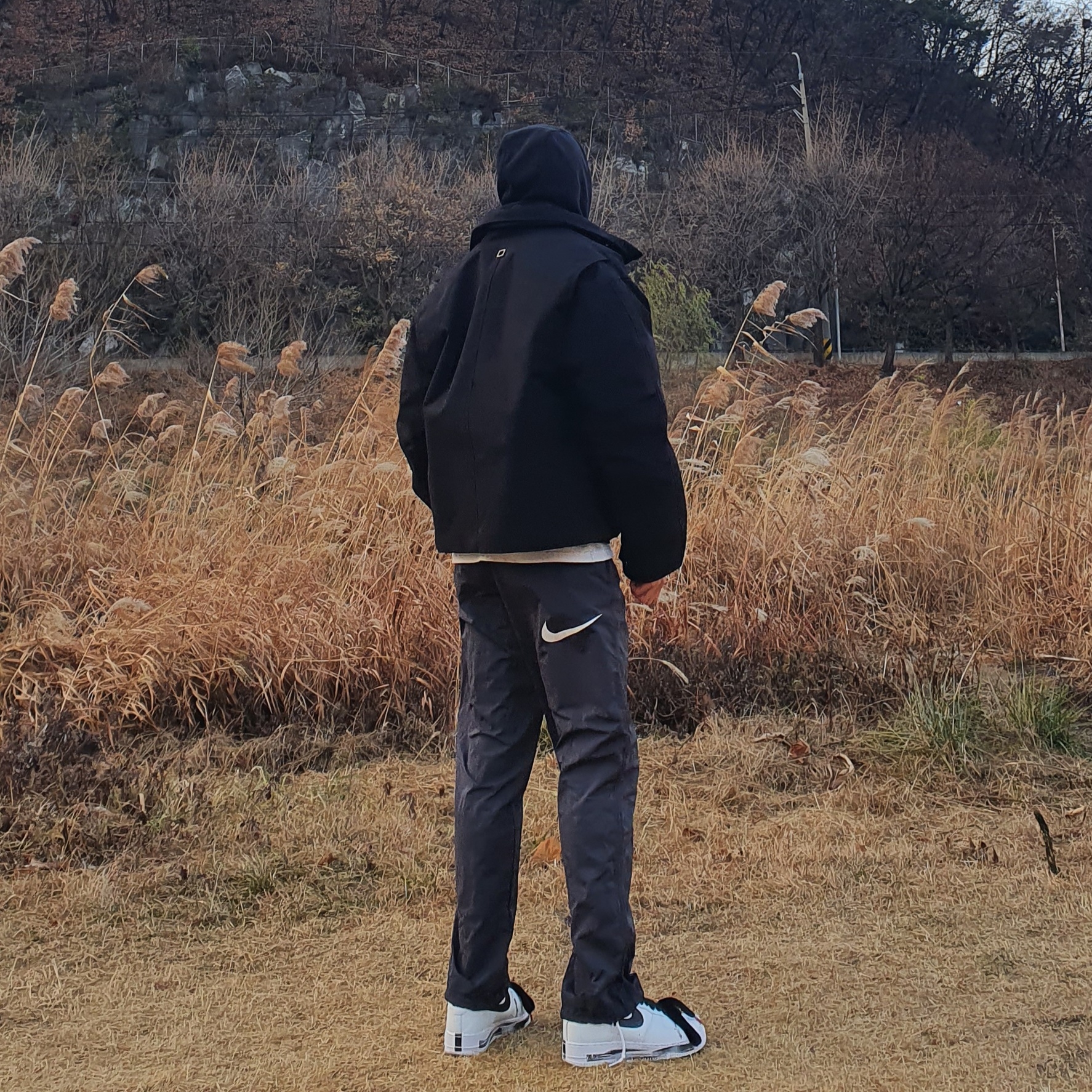 Nike x Peaceminusone Air Force 1 Low Para-Noise 2.0 착용 스타일