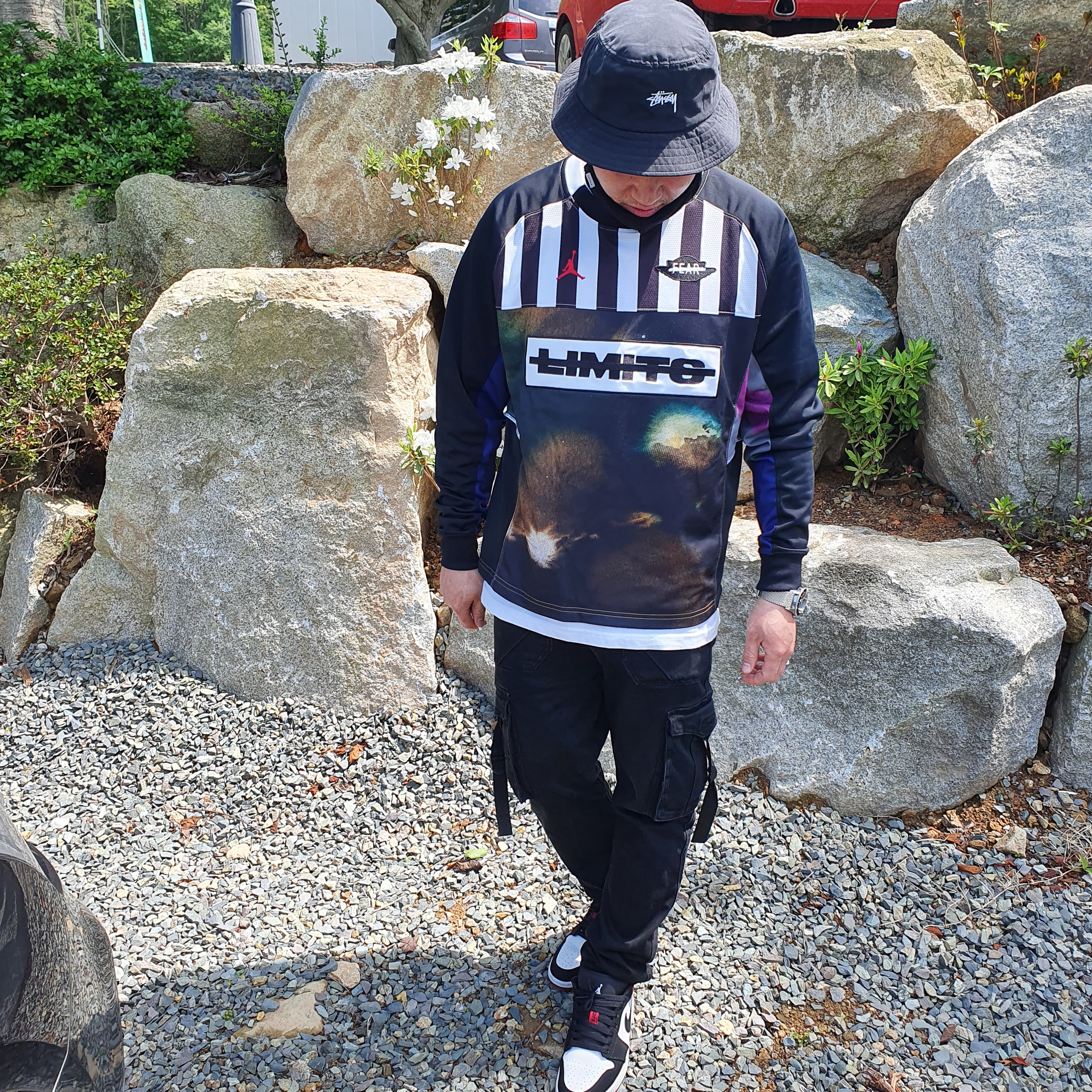 Jordan 1 Low Black Toe 착용 스타일