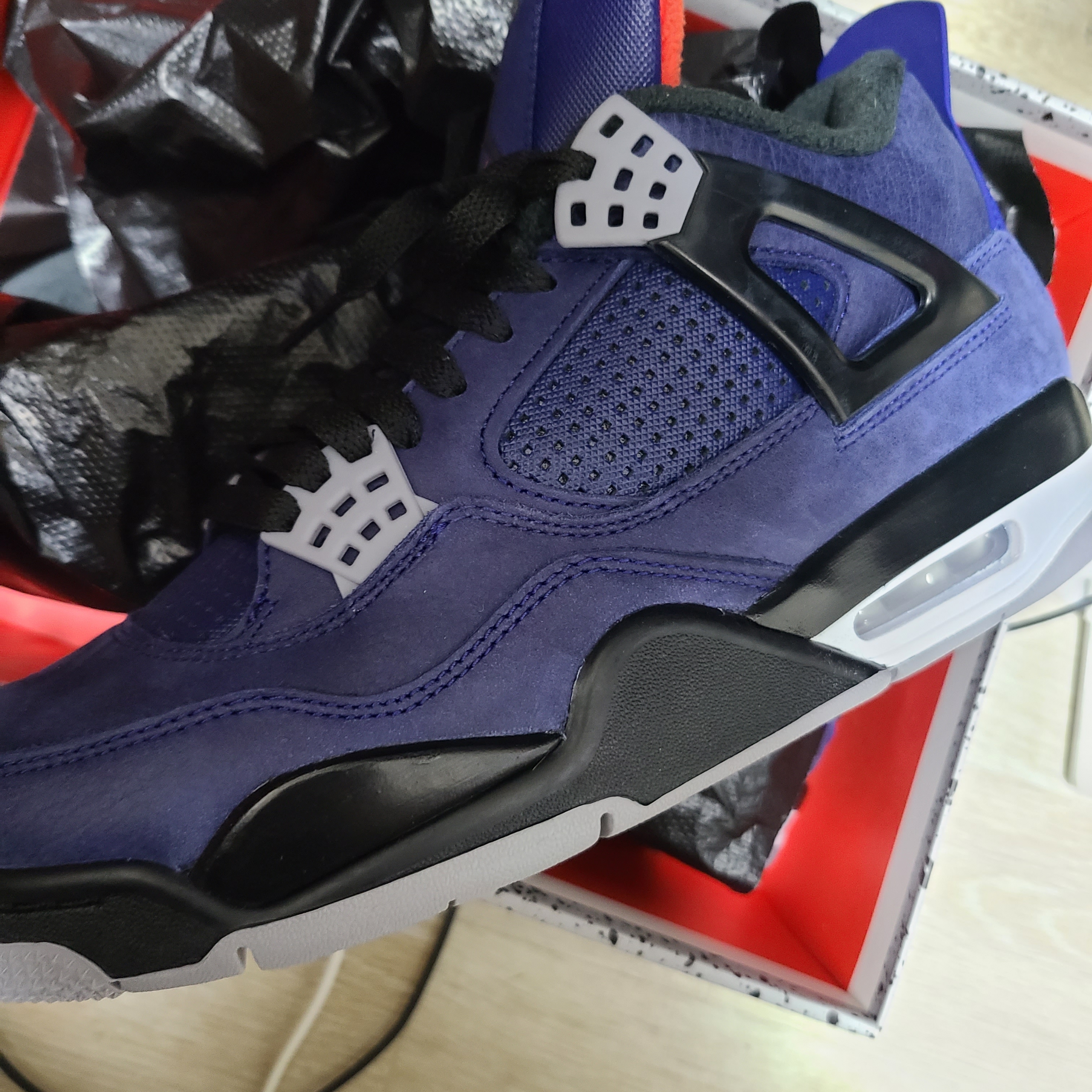 Jordan 4 Retro Winterized Loyal Blue 착용 스타일