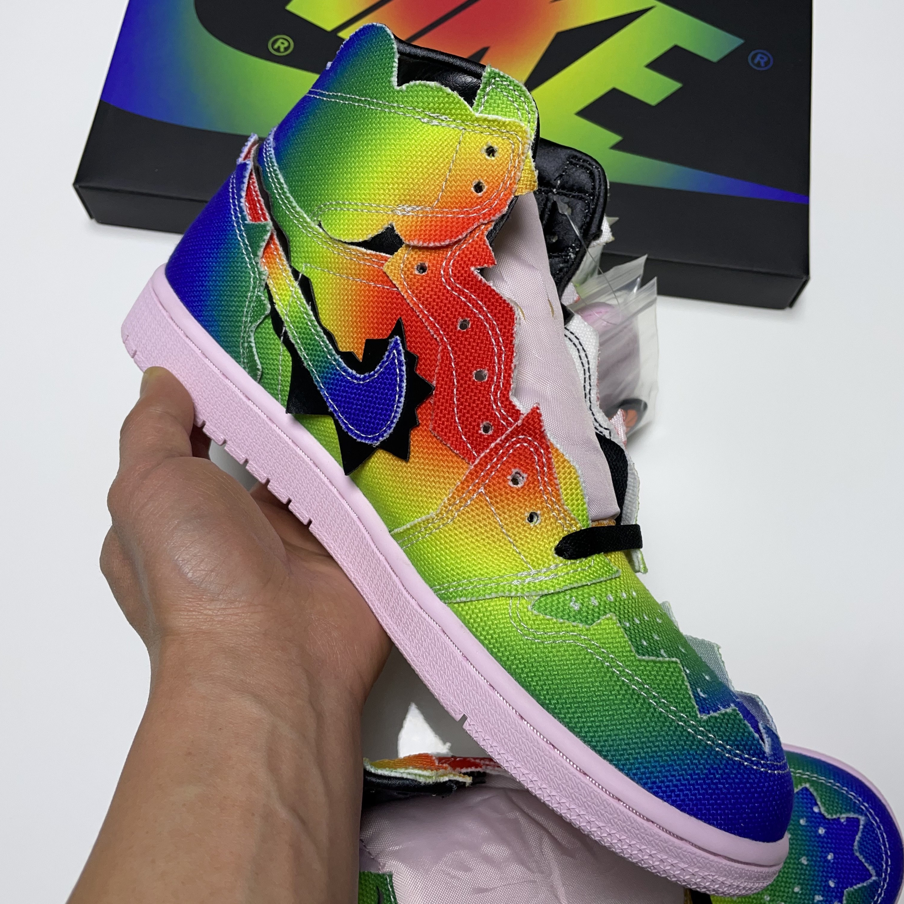 Jordan 1 x J Balvin Retro High OG 착용 스타일