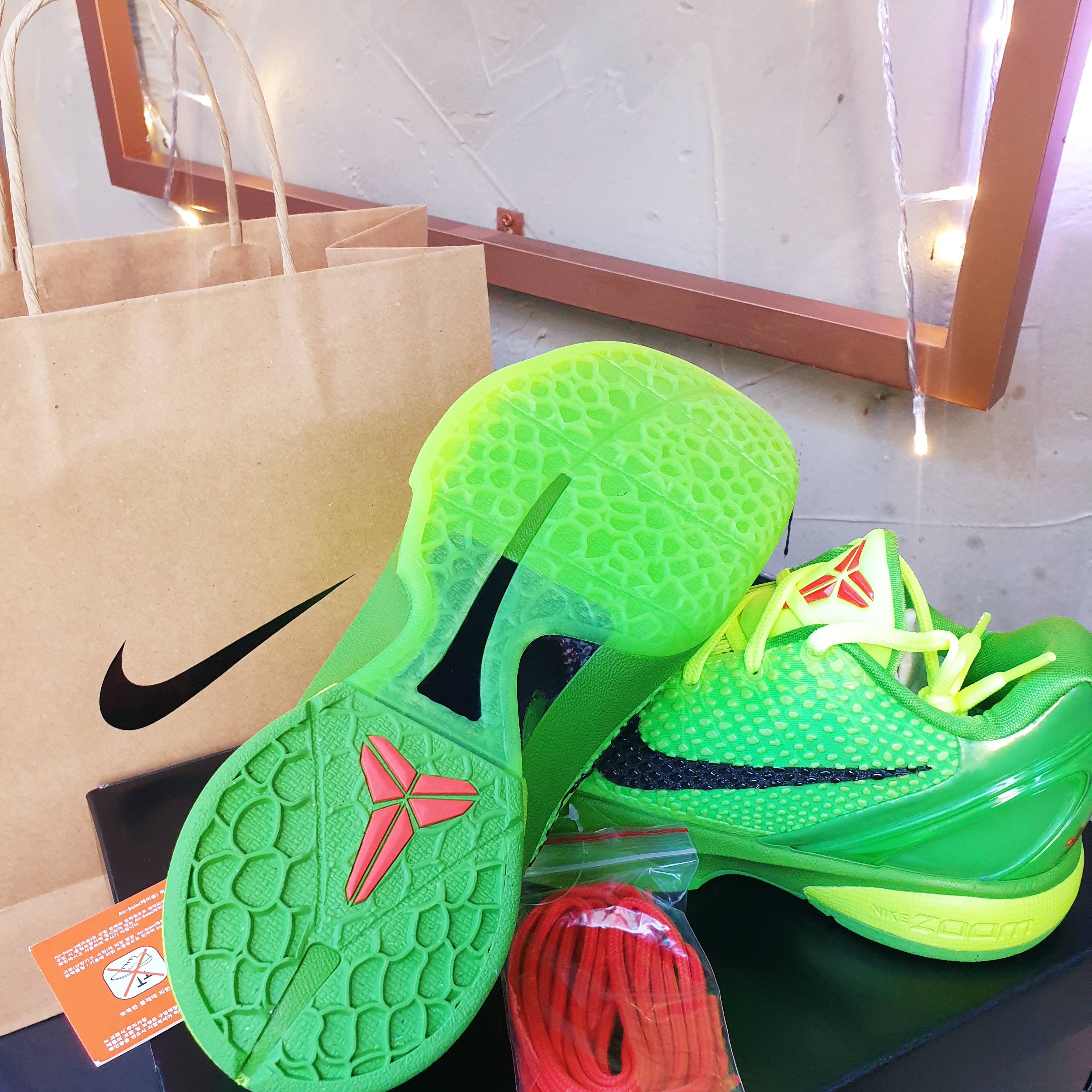 Nike Kobe 6 Protro Green Apple 착용 스타일 - 3