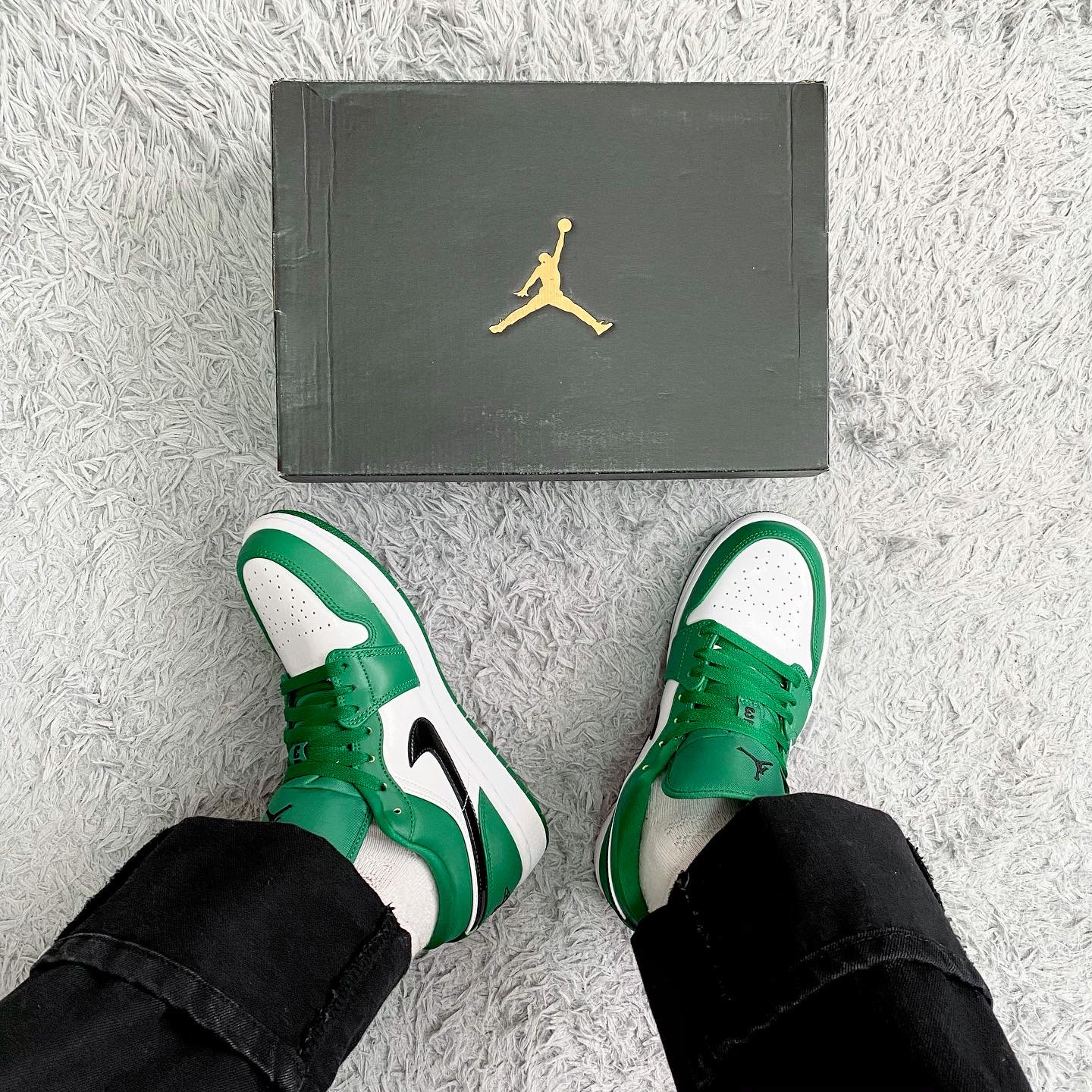 Jordan 1 Low Pine Green 착용 스타일