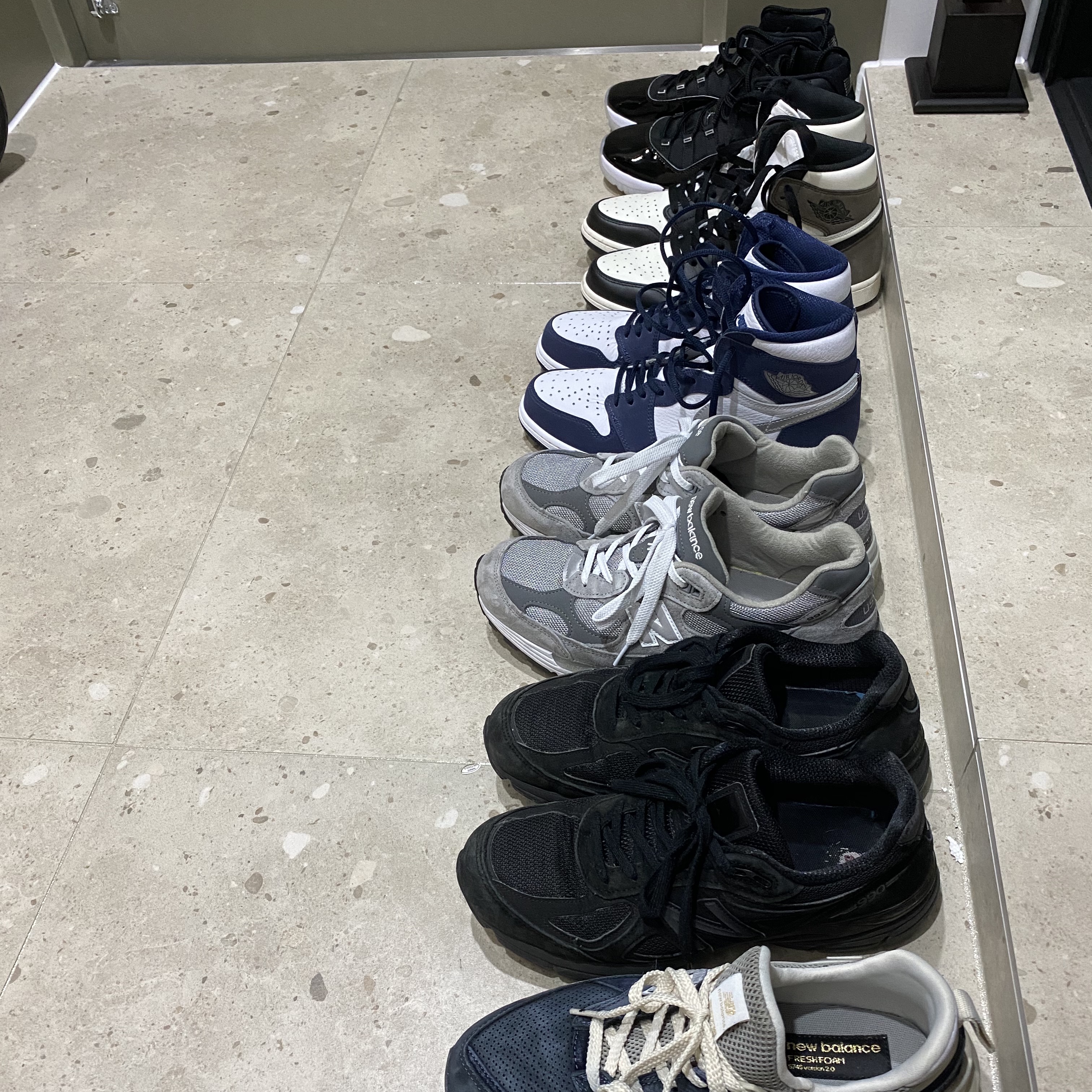 Jordan 1 Retro High OG Black Mocha, Jordan 1 Retro High OG CO.JP Midnight Navy 착용 스타일