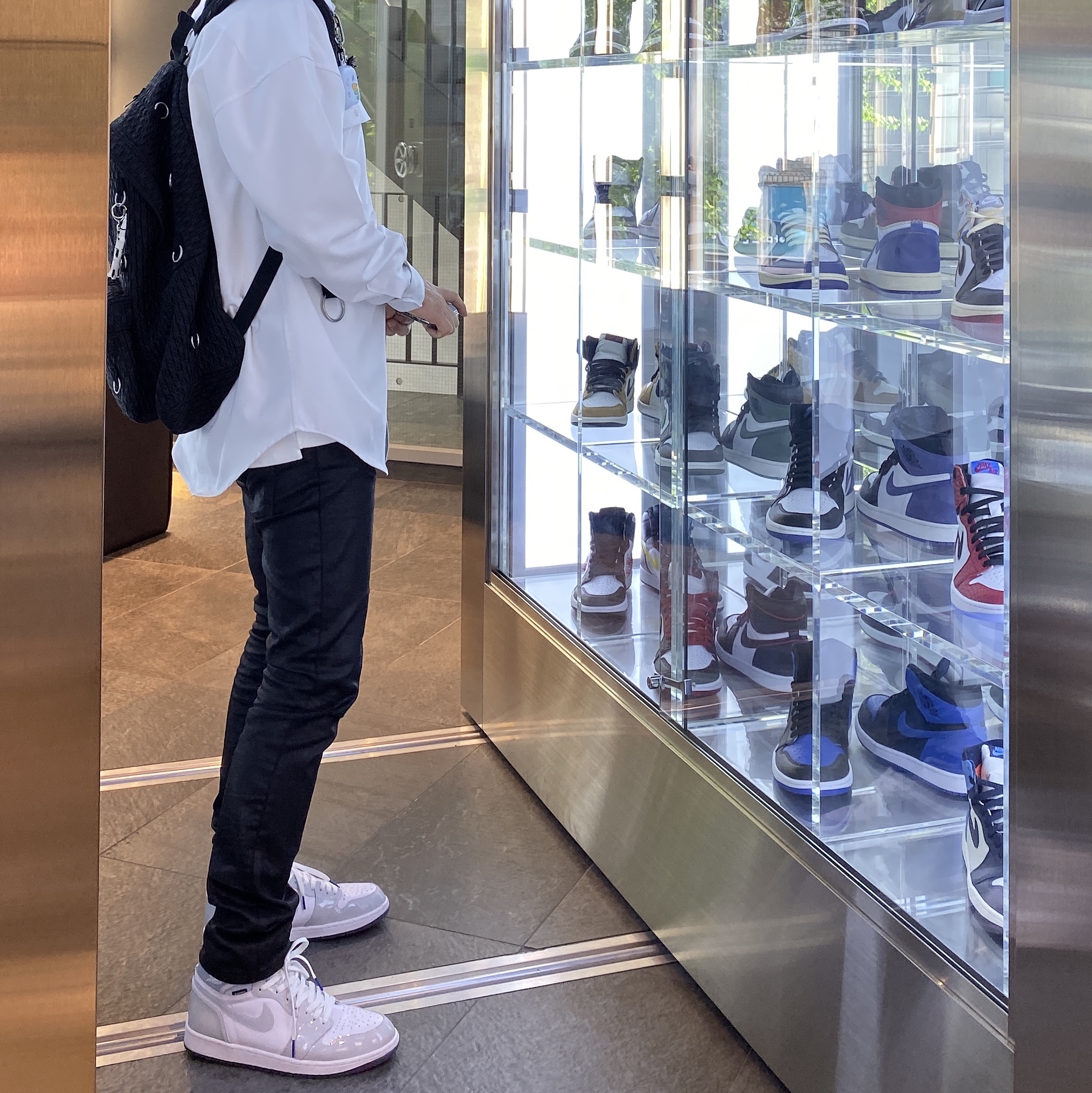 Jordan 1 Retro High Zoom White Racer Blue 착용 스타일