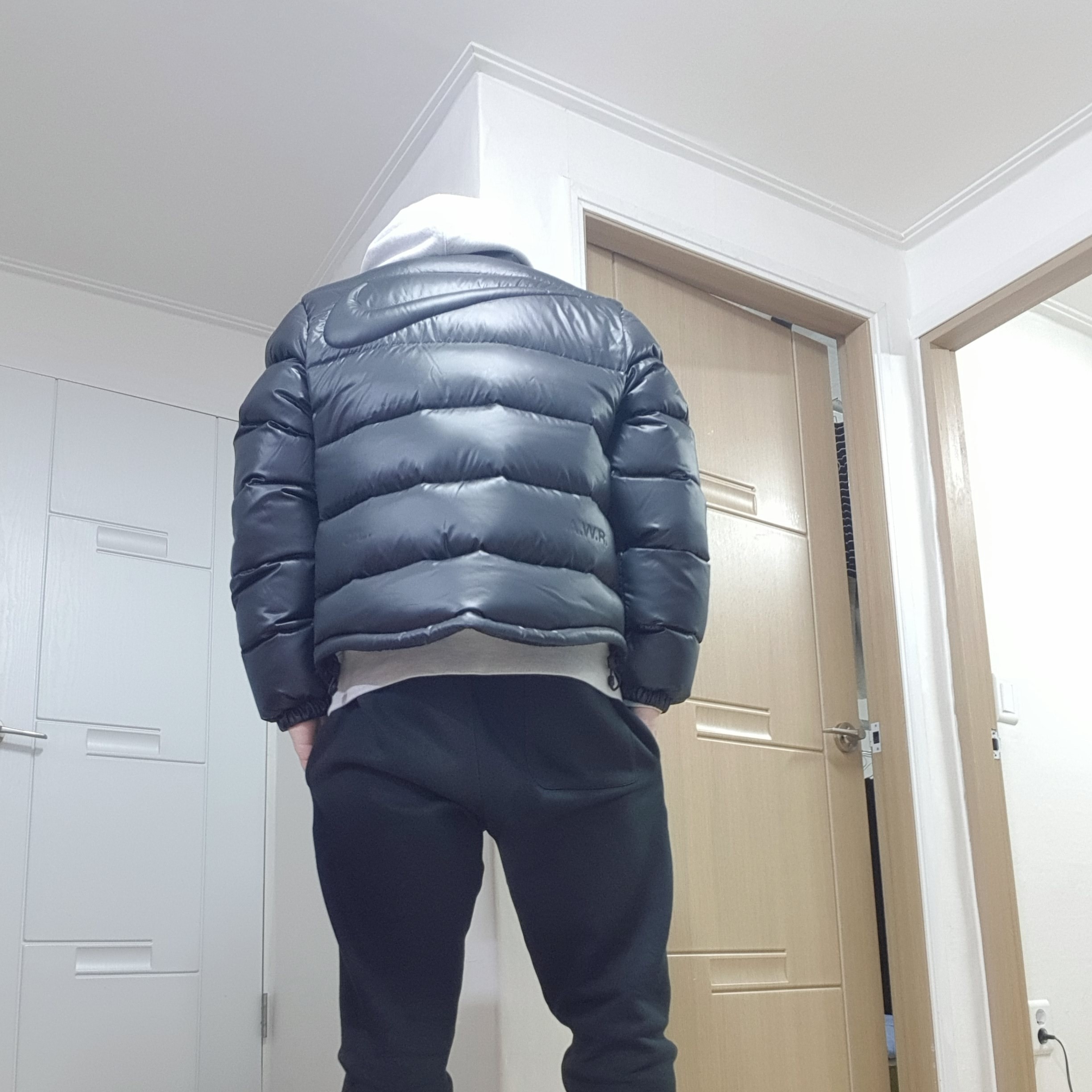 Nike x Drake Nocta Puffer Jacket Black - Asia 착용 스타일