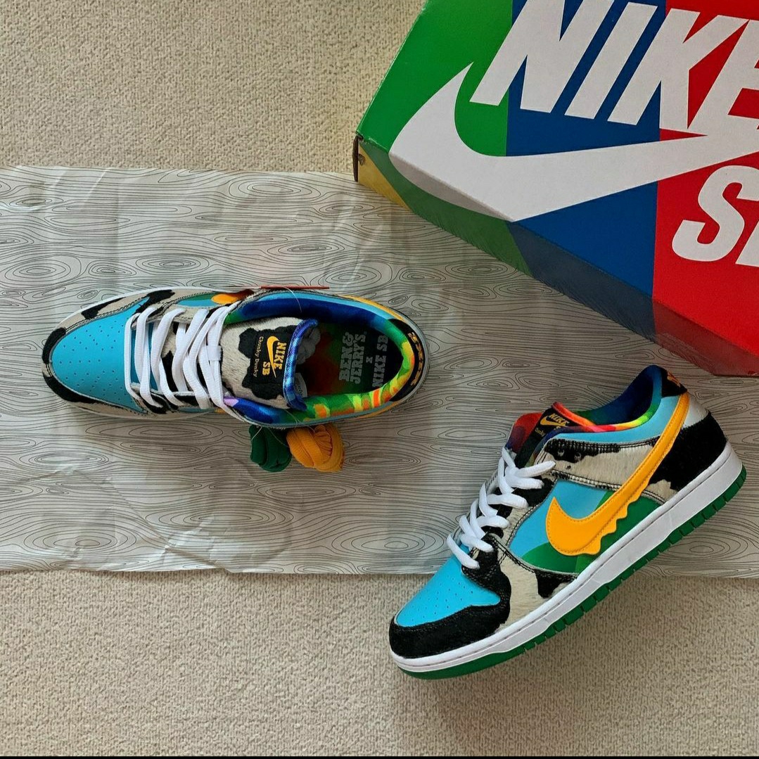 Nike x Ben & Jerry's SB Dunk Low Chunky Dunky 착용 스타일