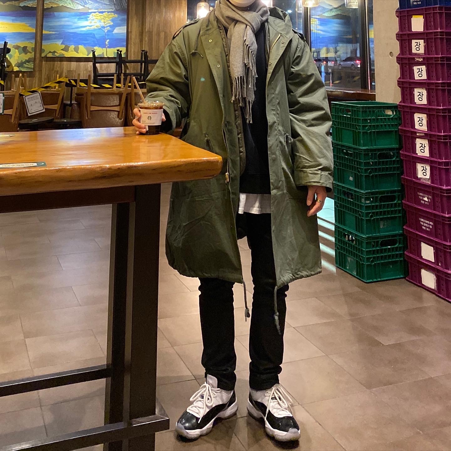 Jordan 11 Retro Concord 2018 착용 스타일