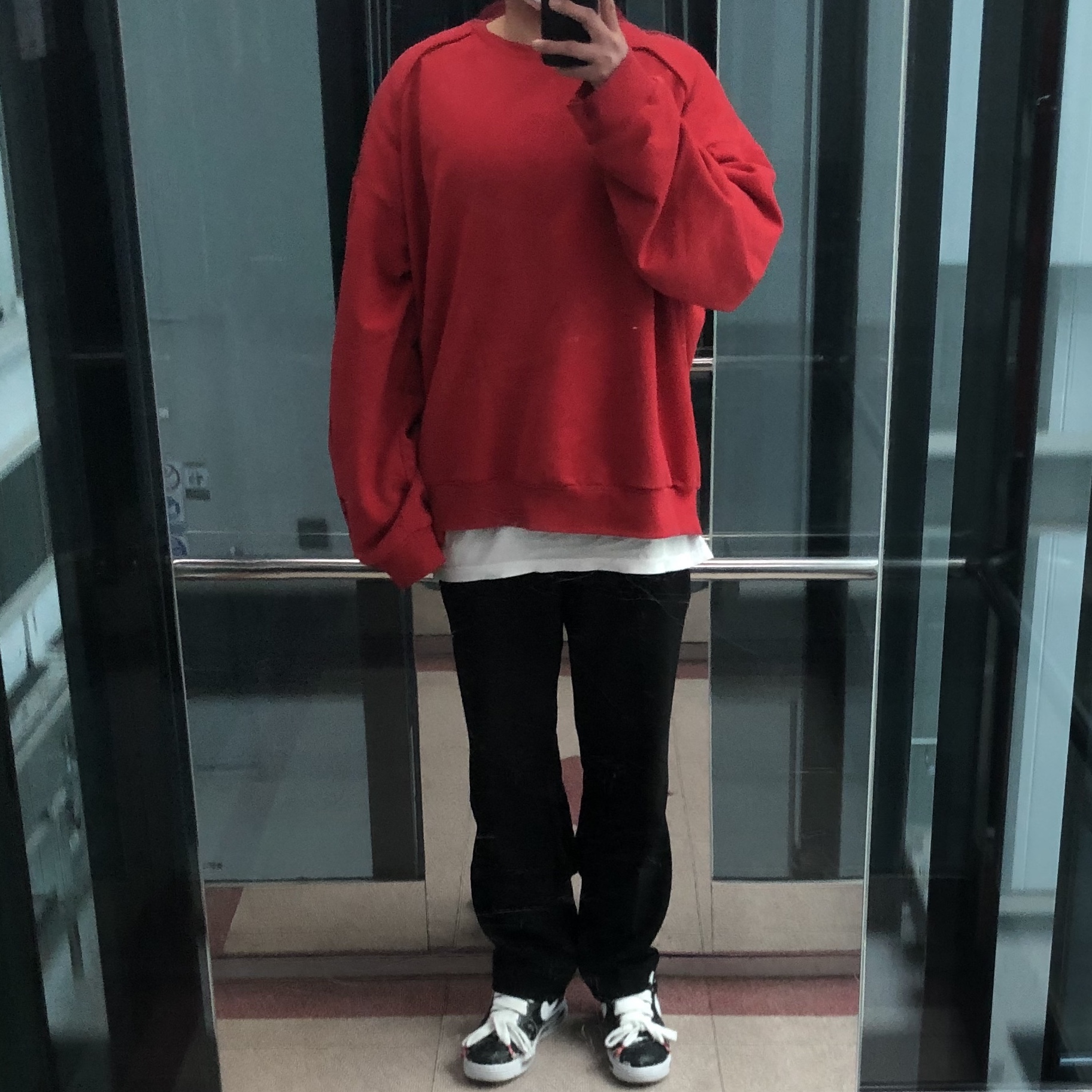Nike x Peaceminusone Air Force 1 Low Para-Noise 착용 스타일