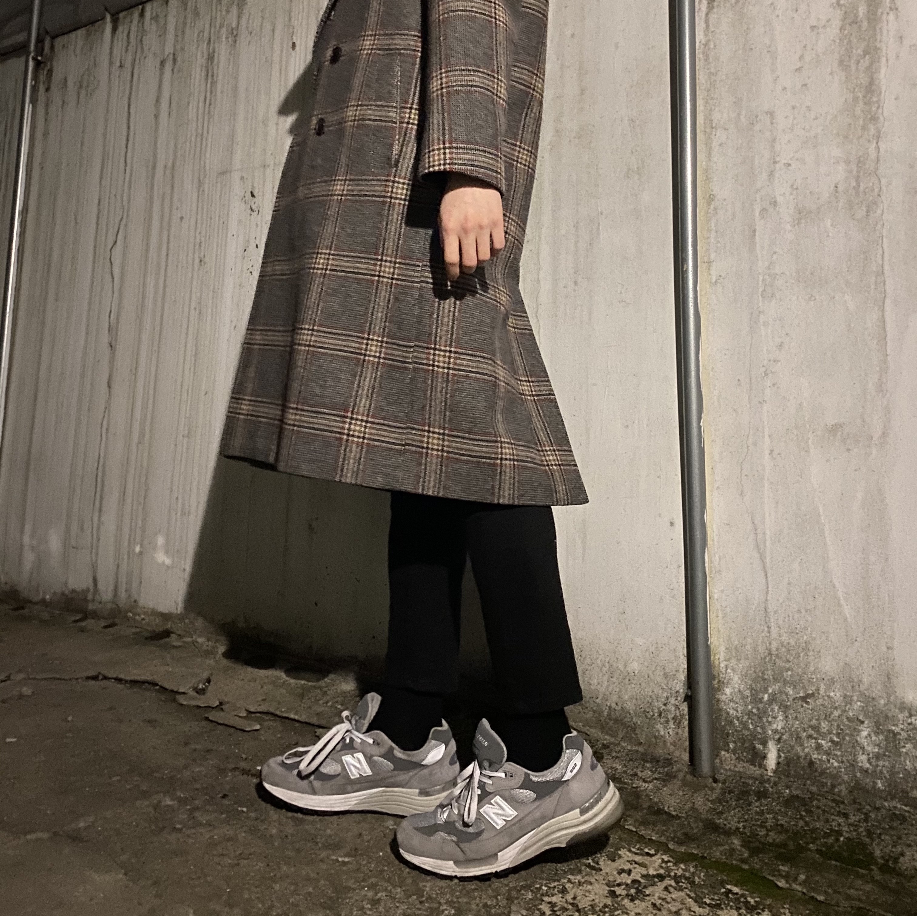 New Balance 992 Made in USA Grey - D Standard 착용 스타일
