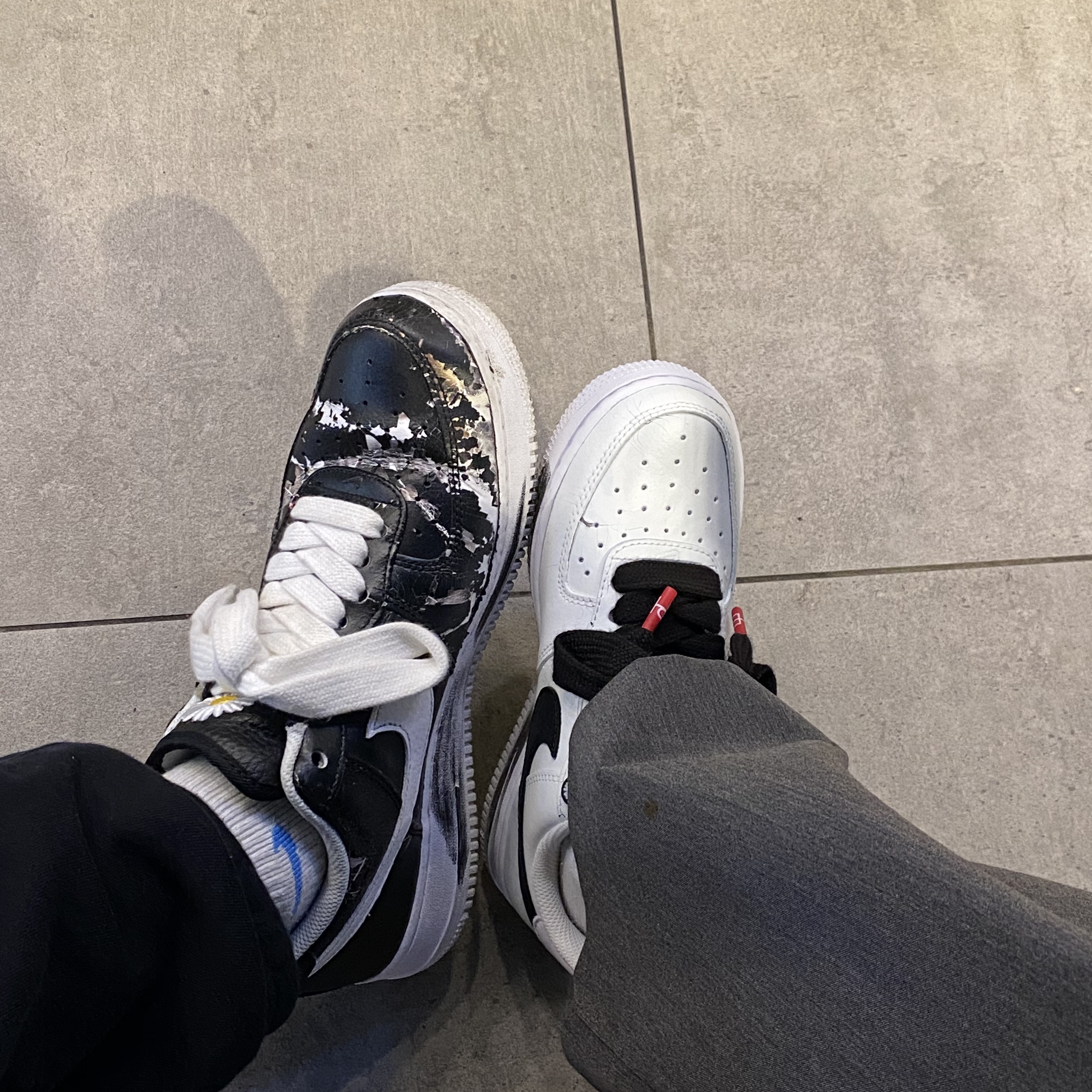 Nike x Peaceminusone Air Force 1 Low Para-Noise, Nike x Peaceminusone Air Force 1 Low Para-Noise 2.0 착용 스타일