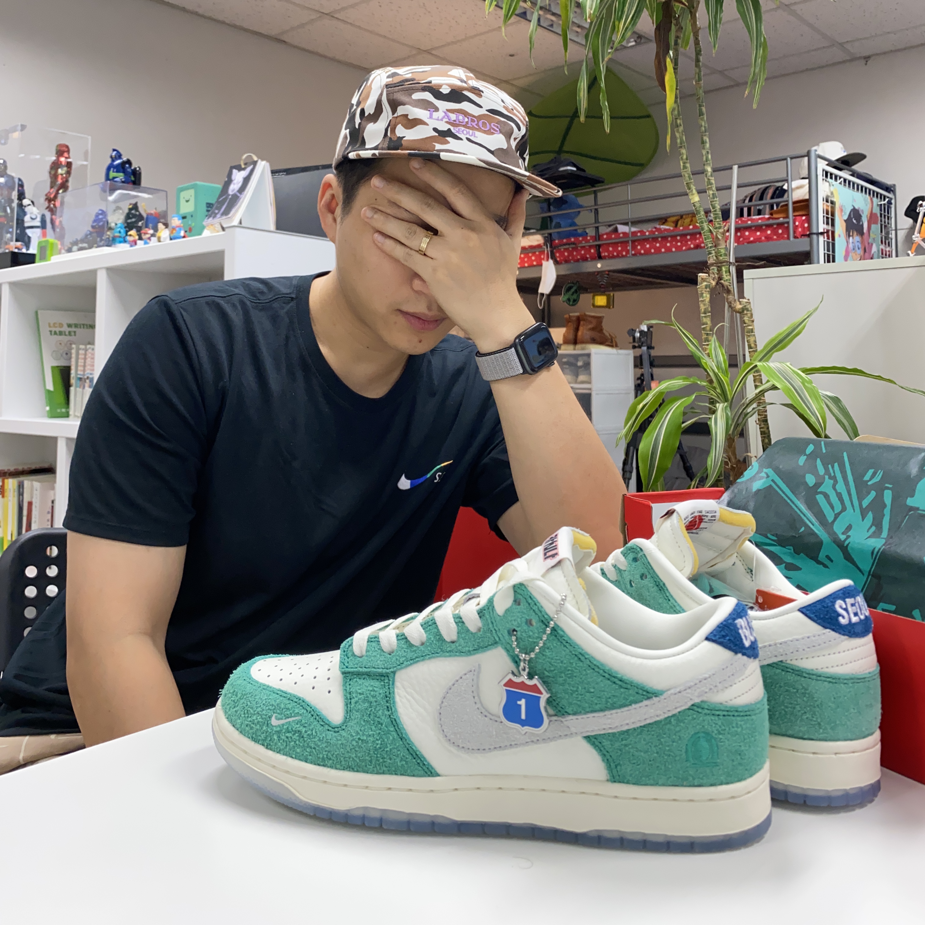Nike x Kasina Dunk Low Road Sign - Kasina Exclusive 착용 스타일