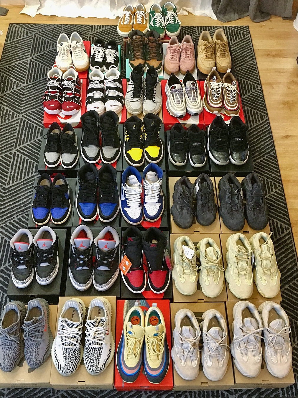 Nike x Sean Wotherspoon Air Max 1/97, Adidas Yeezy 500 Blush 2018 착용 스타일