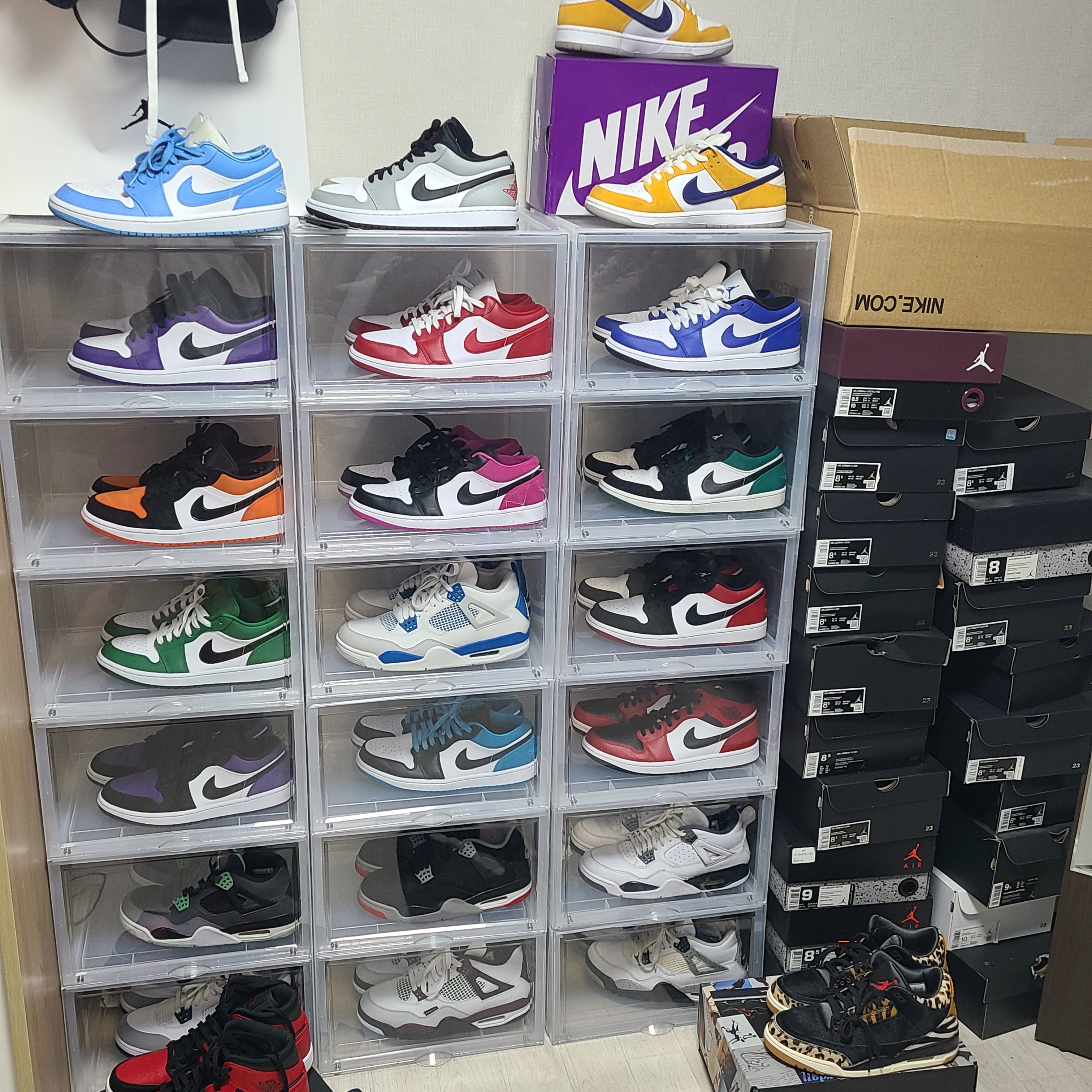Jordan 1 Low Light Smoke Grey, Jordan 1 Low Hyper Royal 착용 스타일
