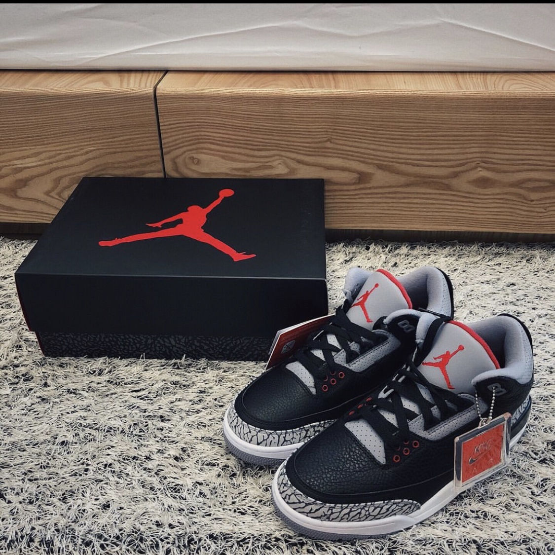 Jordan 3 Retro OG Black Cement 2018 착용 스타일 - 2