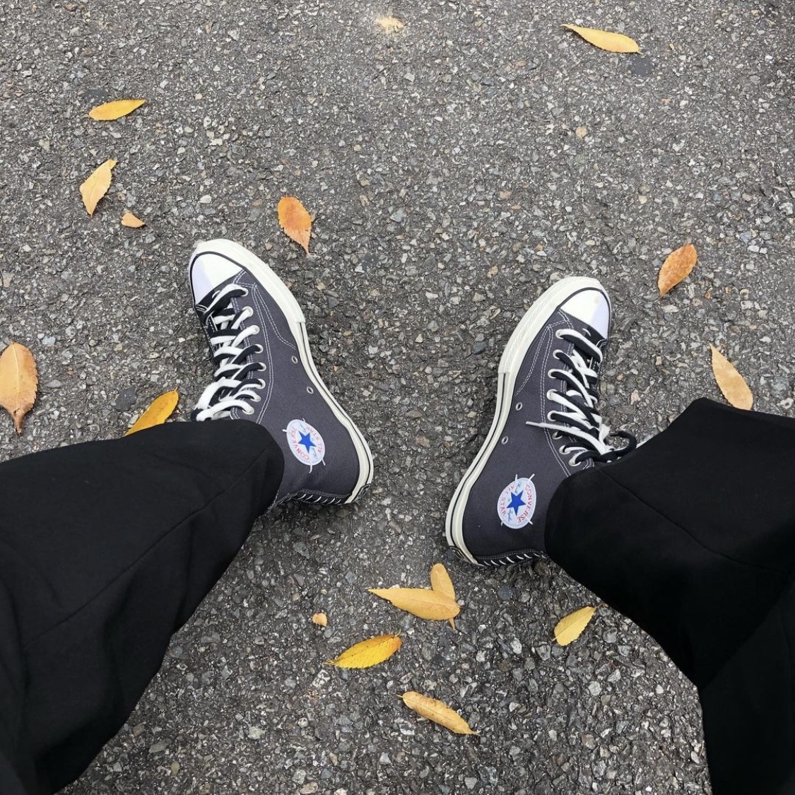 Converse x Slam Jam Chuck 70 Hi Reconstructed Black 착용 스타일 - 3
