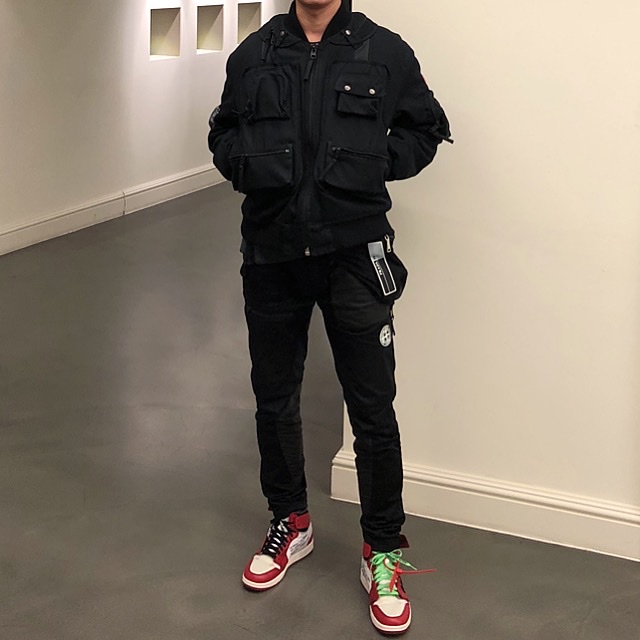 Jordan 1 x Off-White Retro High Chicago The Ten 착용 스타일