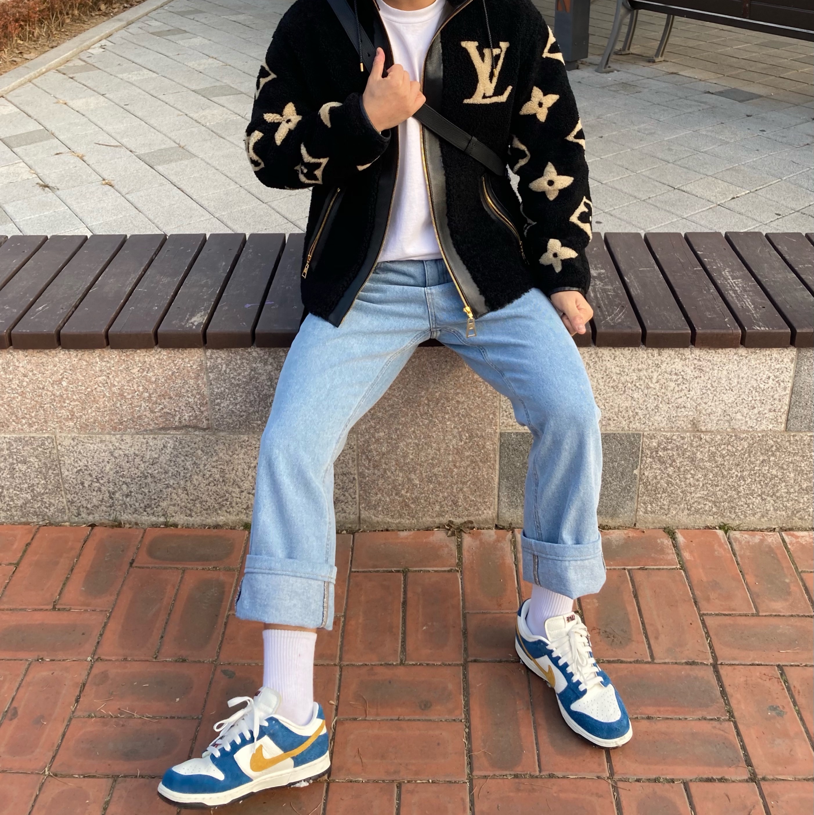 Nike x Kasina Dunk Low 80's Bus 착용 스타일