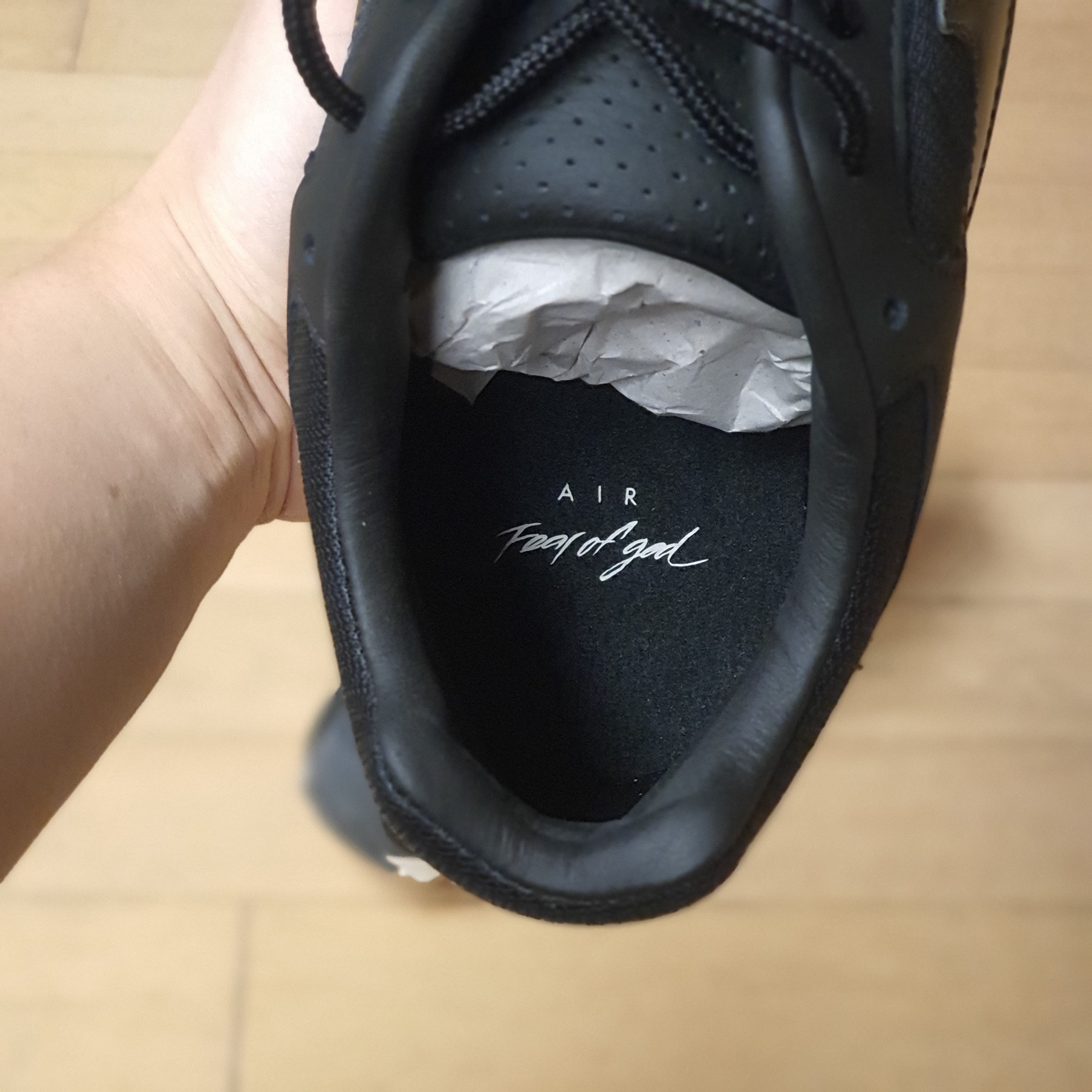 Nike x Fear of God Air Skylon 2 Black Sail 착용 스타일 - 3