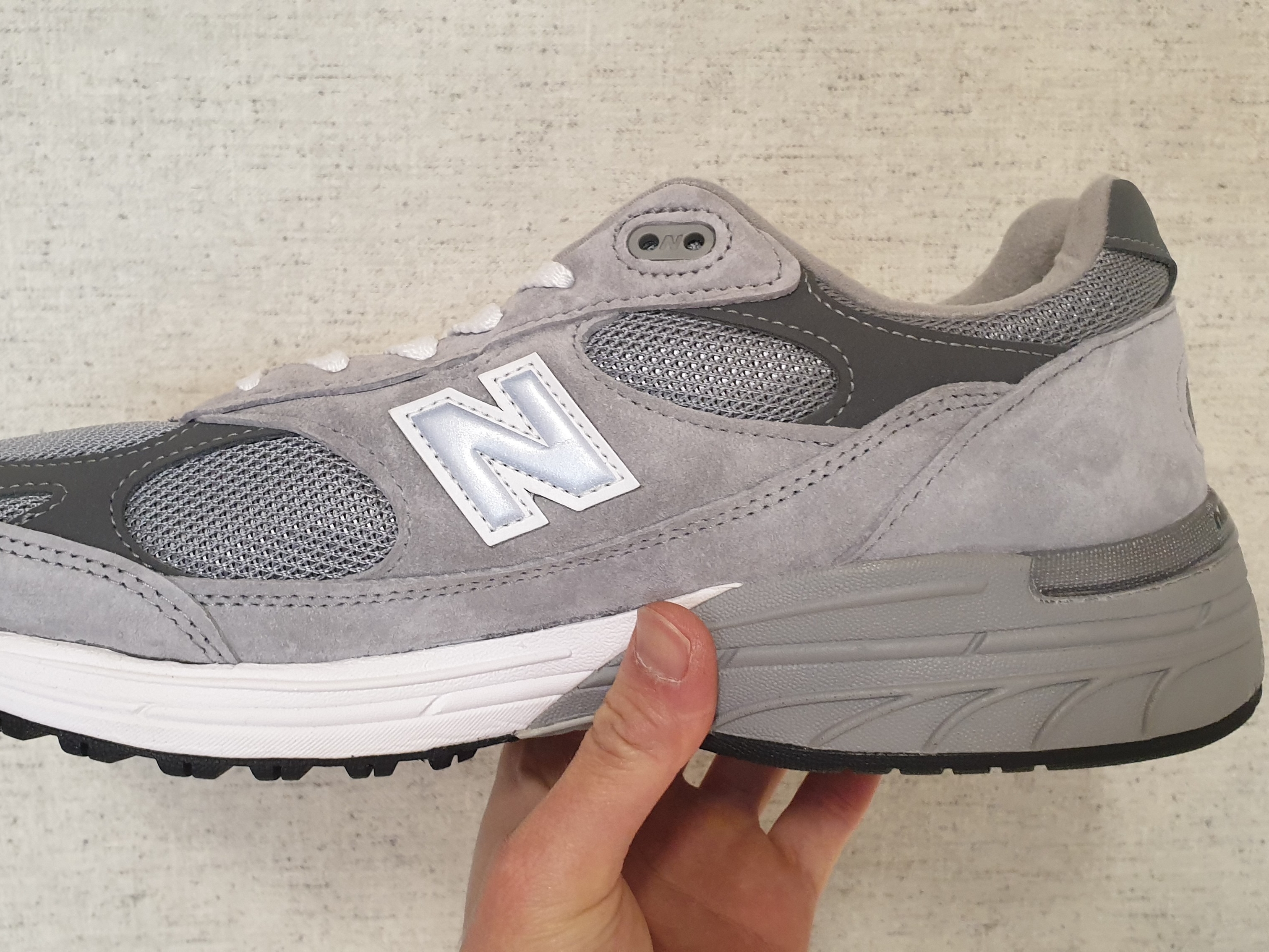 New Balance 993 Made in USA Grey - D Standard 착용 스타일