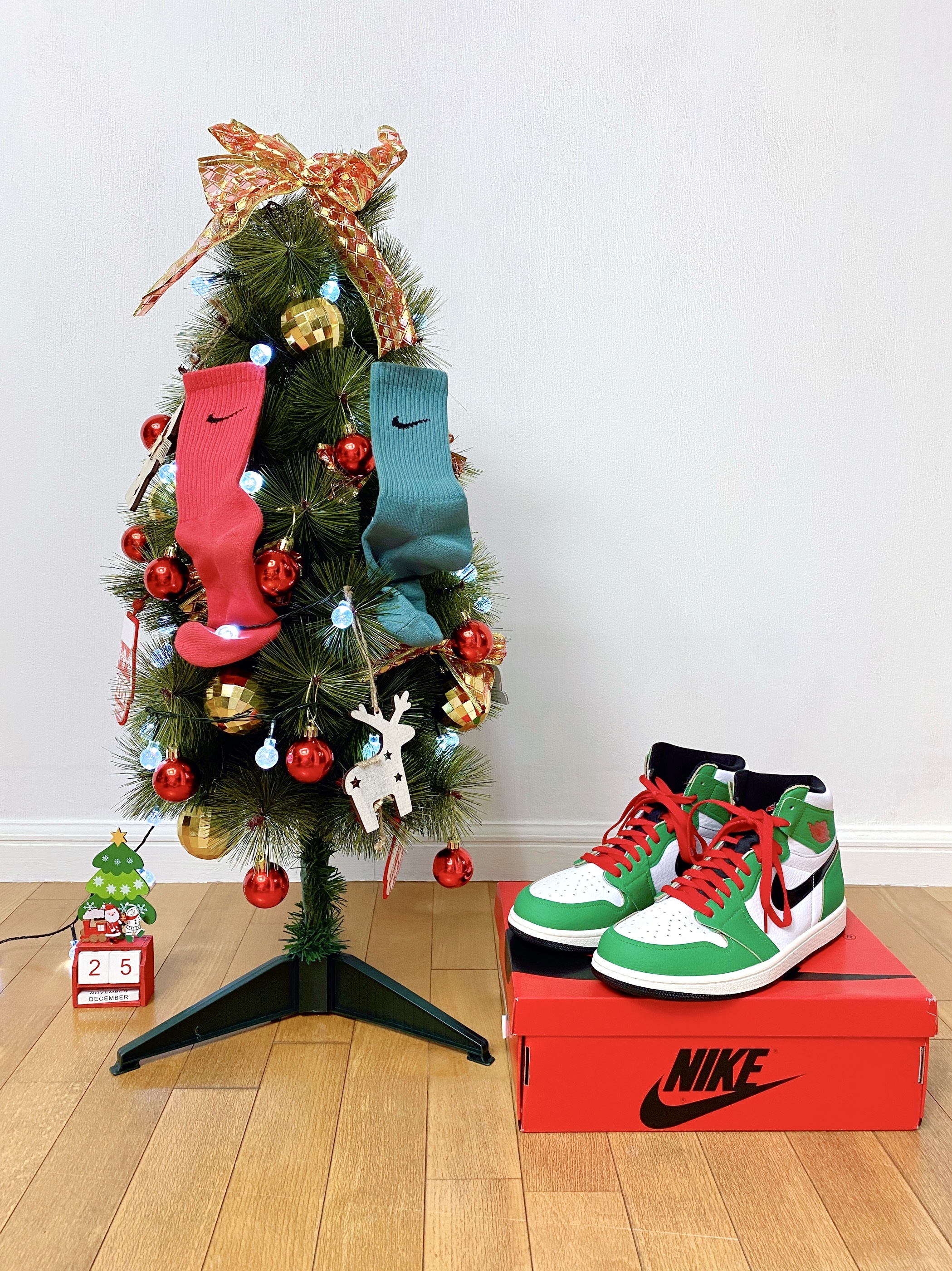 (W) Jordan 1 Retro High OG Lucky Green 착용 스타일