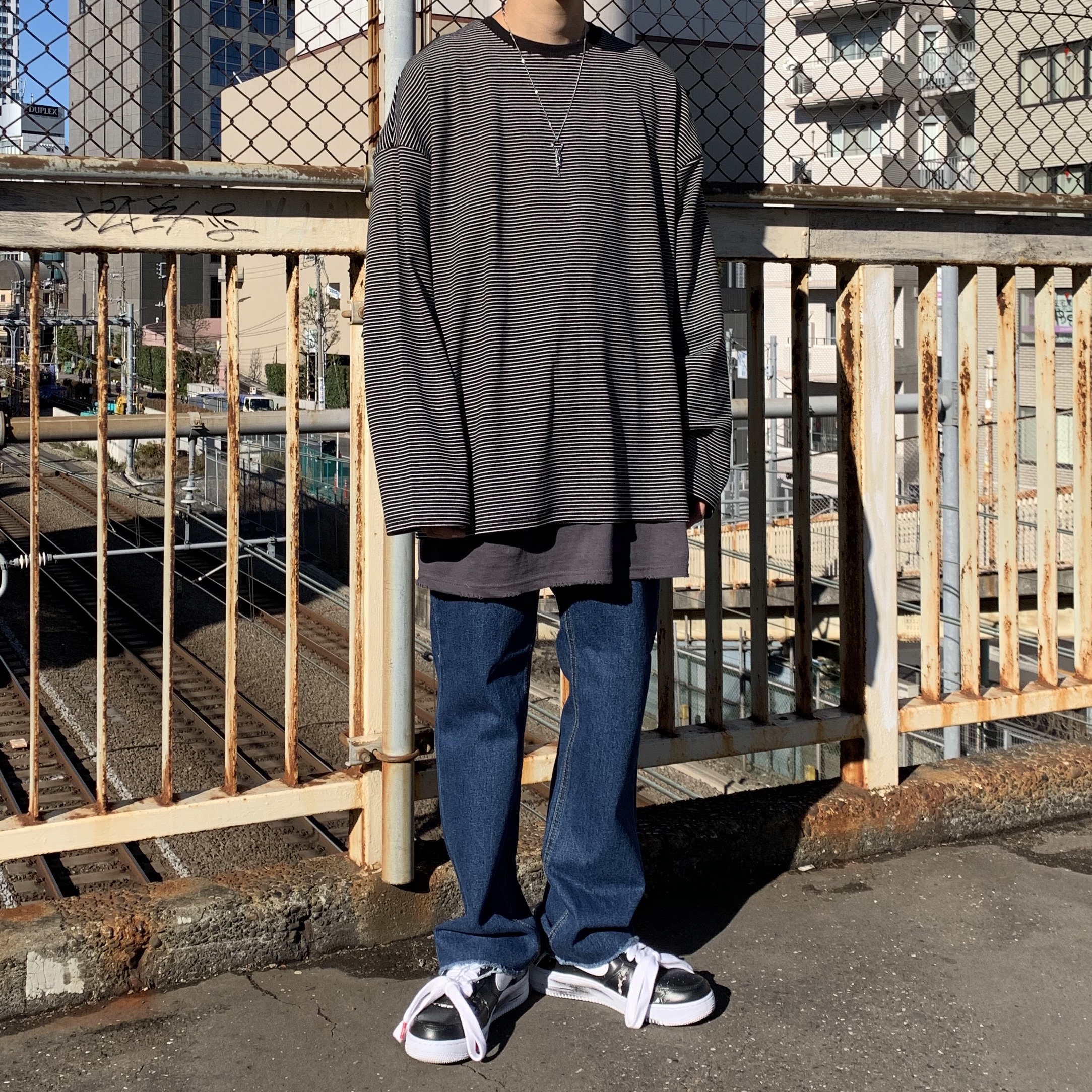 Nike x Peaceminusone Air Force 1 Low Para-Noise 착용 스타일