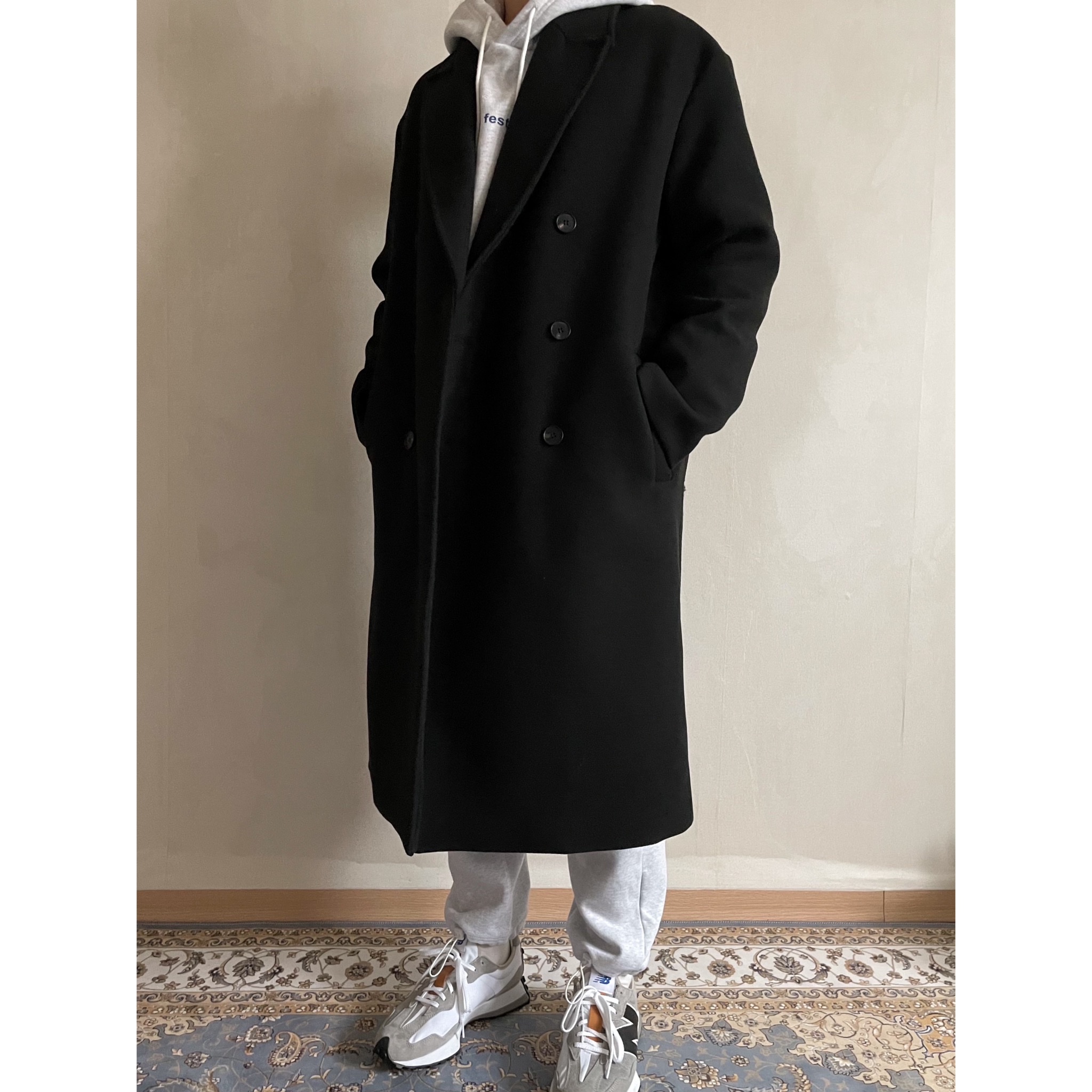 New Balance x Levi's 327 Grey (Levi's Tag) 착용 스타일 - 3