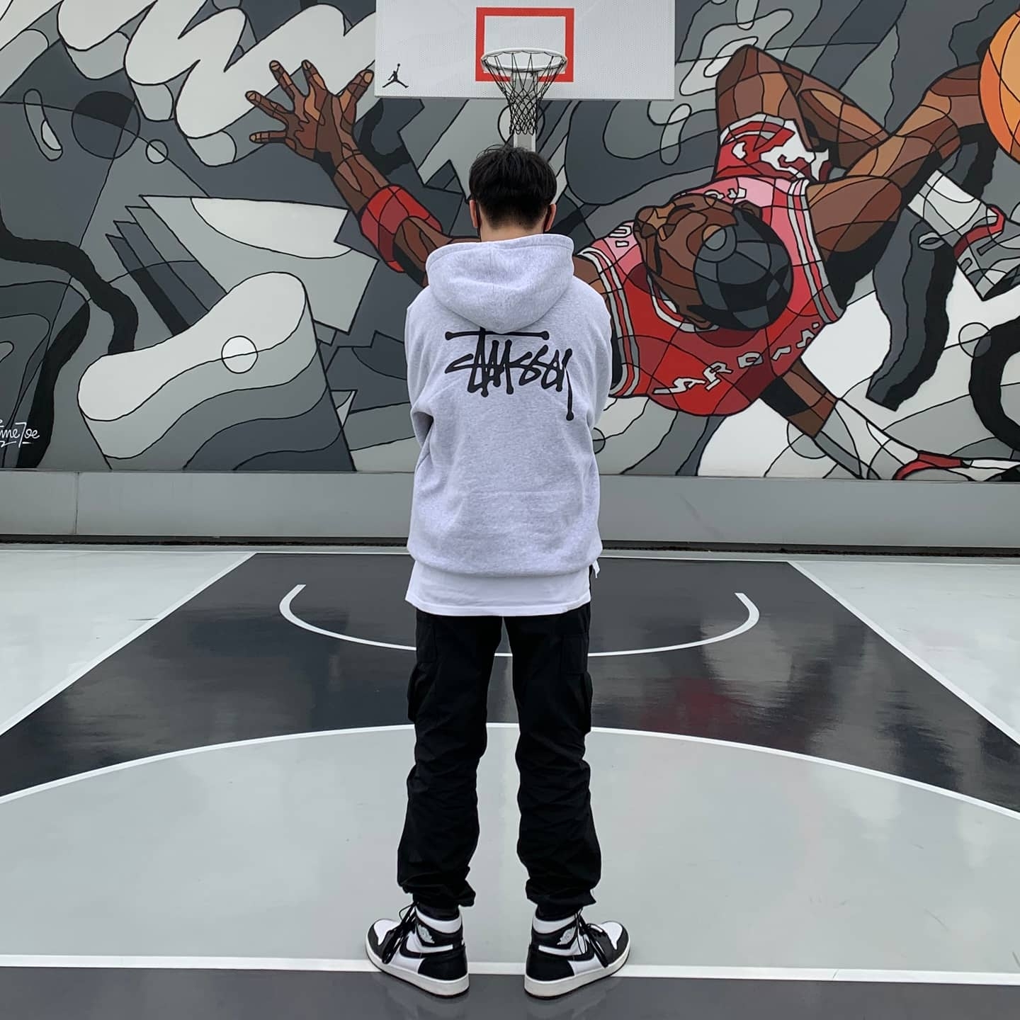 Jordan 1 Retro High OG Black White 2014 착용 스타일