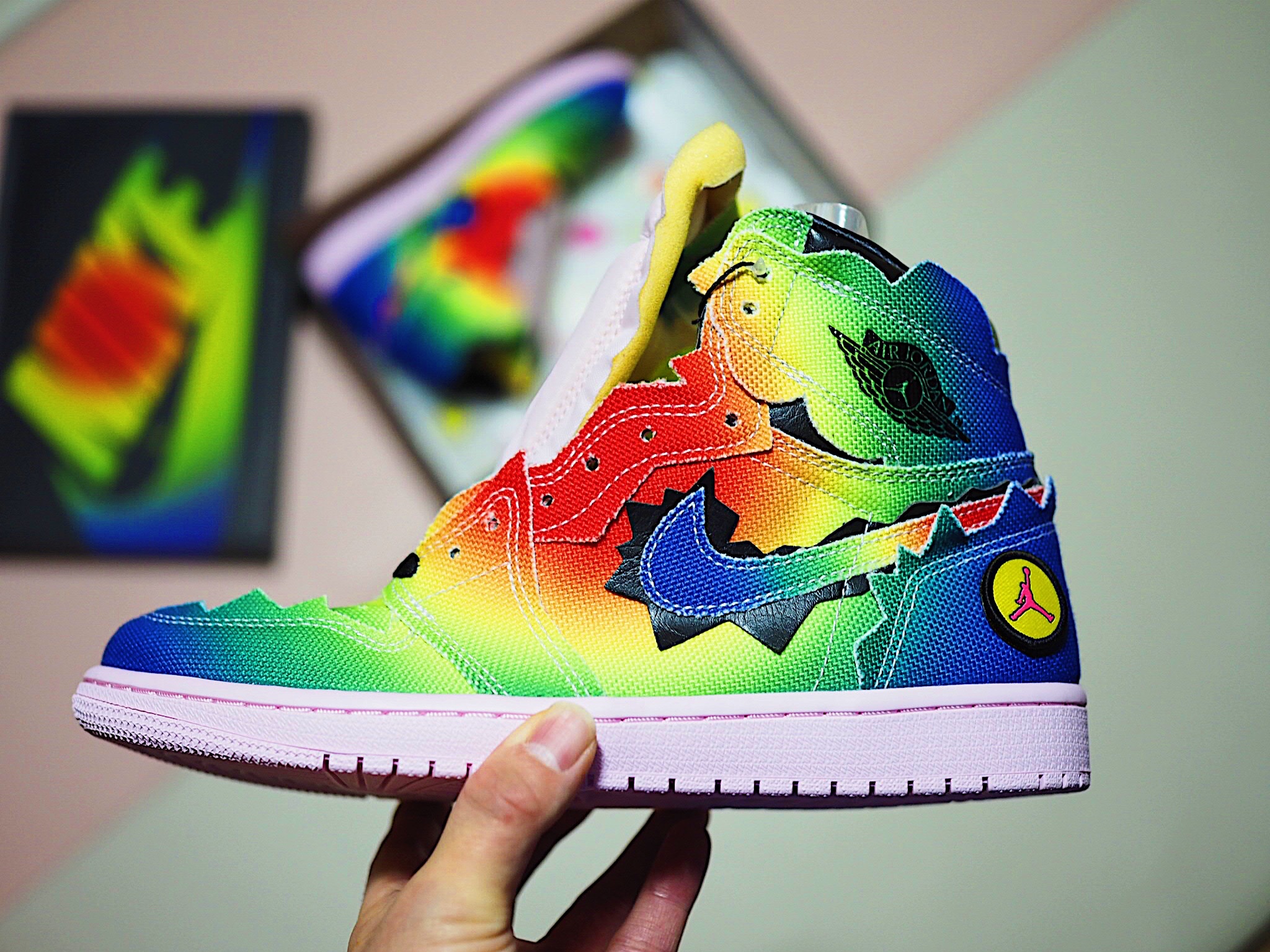Jordan 1 x J Balvin Retro High OG 착용 스타일 - 4