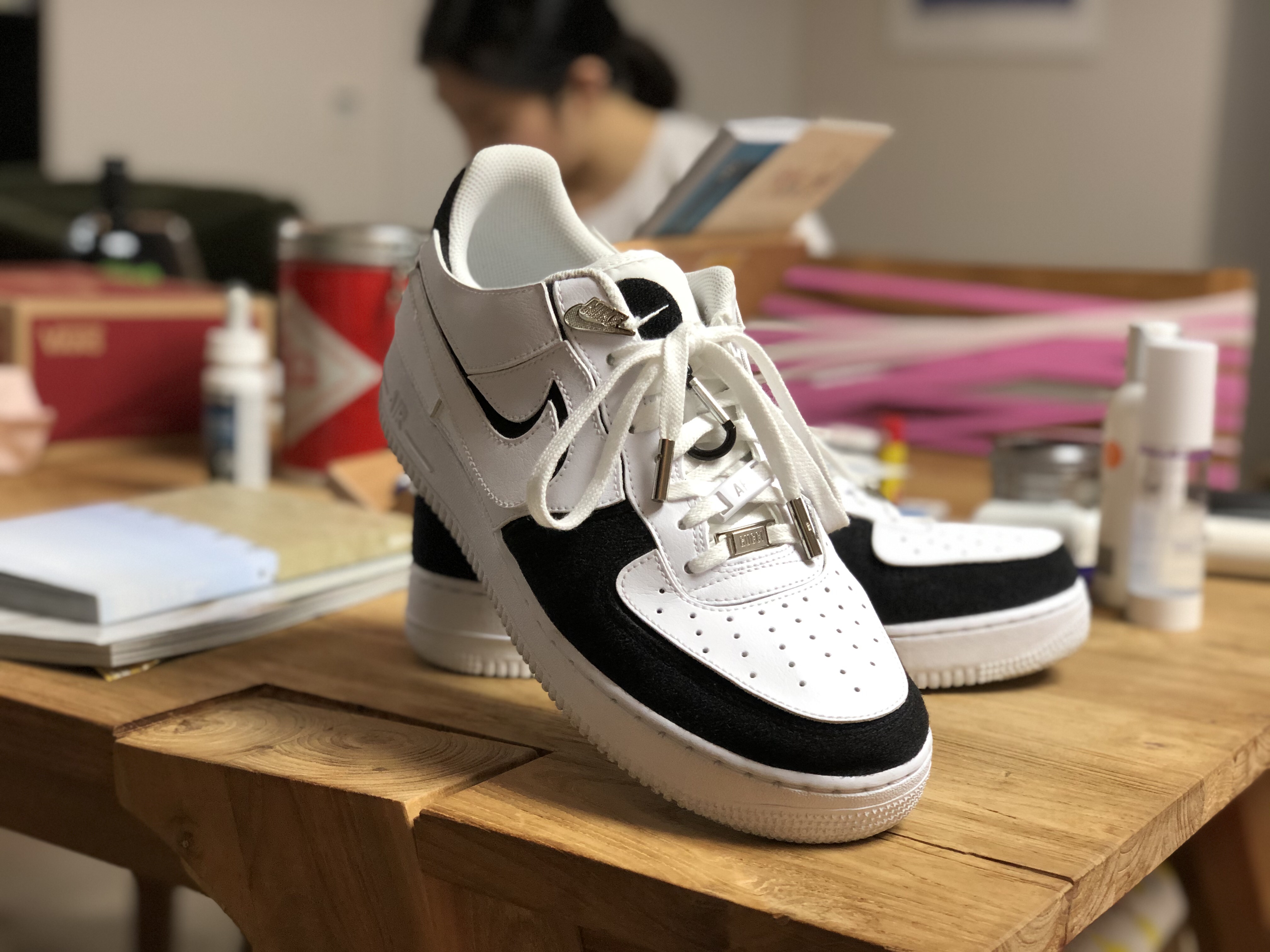 Nike Air Force 1/1 Cosmic Clay 착용 스타일 - 2