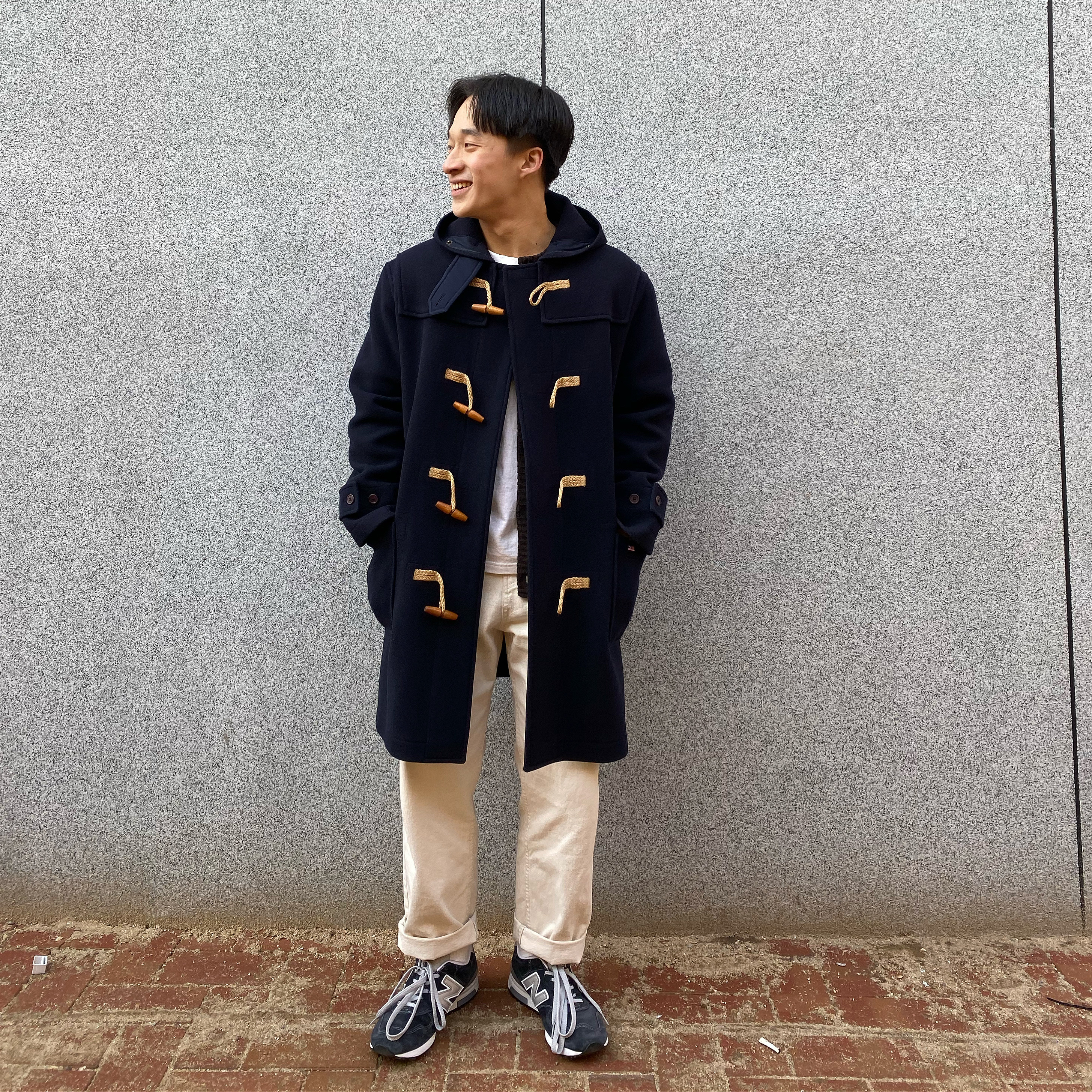 New Balance 1400 Made in USA Navy 착용 스타일