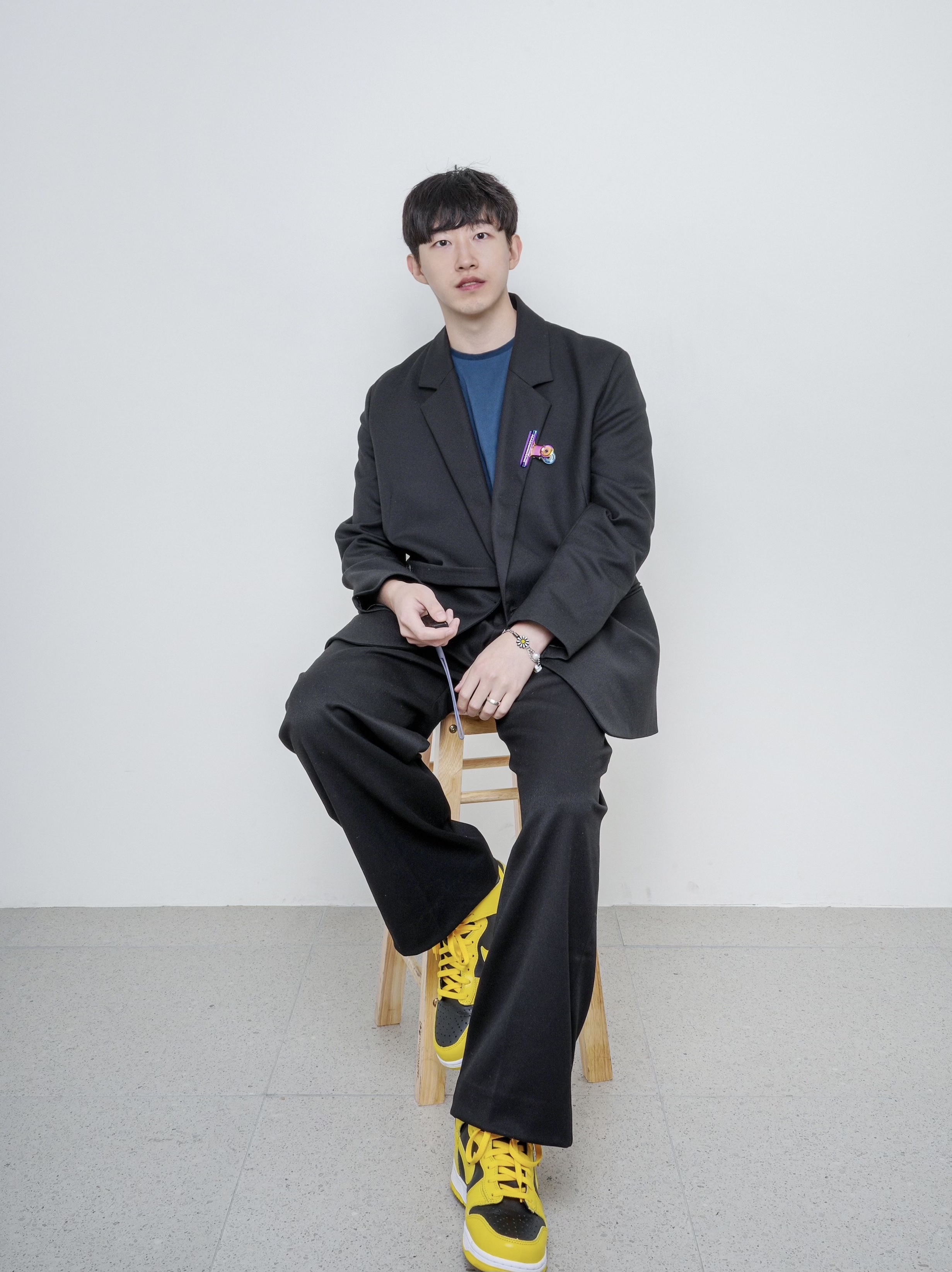 Nike Dunk High SP Varsity Maize 착용 스타일
