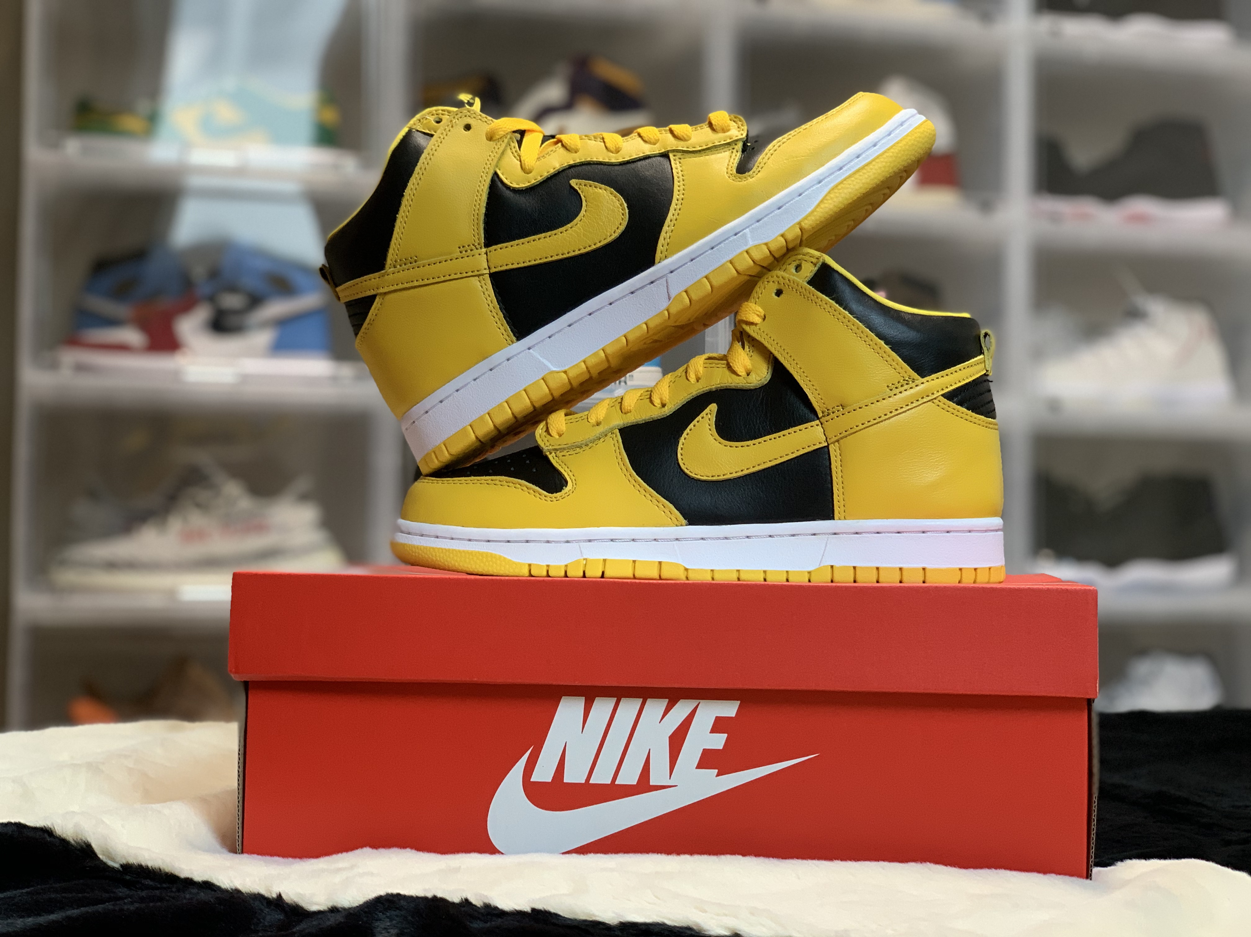 Nike Dunk High SP Varsity Maize 착용 스타일 - 3