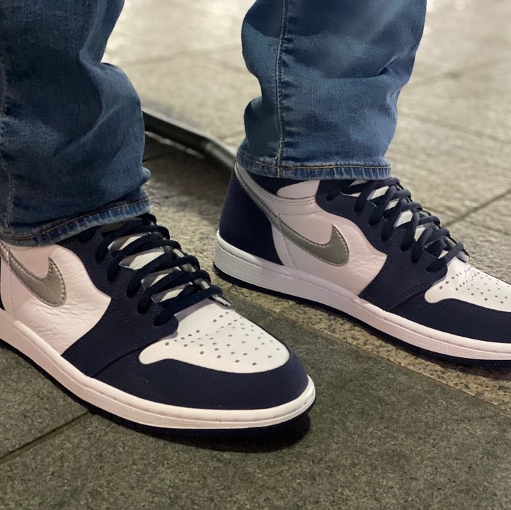 Jordan 1 Retro High OG CO.JP Midnight Navy 착용 스타일