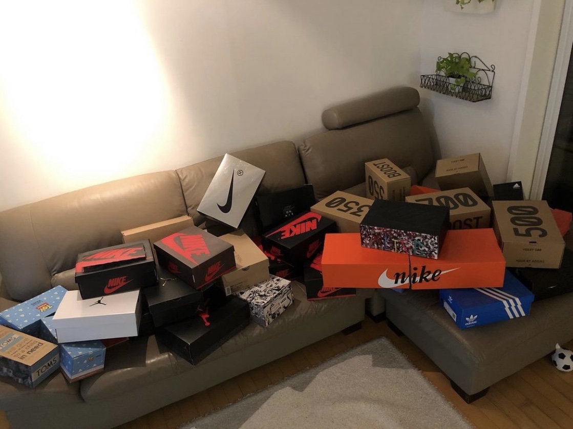(W) Jordan 1 Retro High OG Mushroom, Nike x Peaceminusone Air Force 1 Low Para-Noise 착용 스타일 - 4