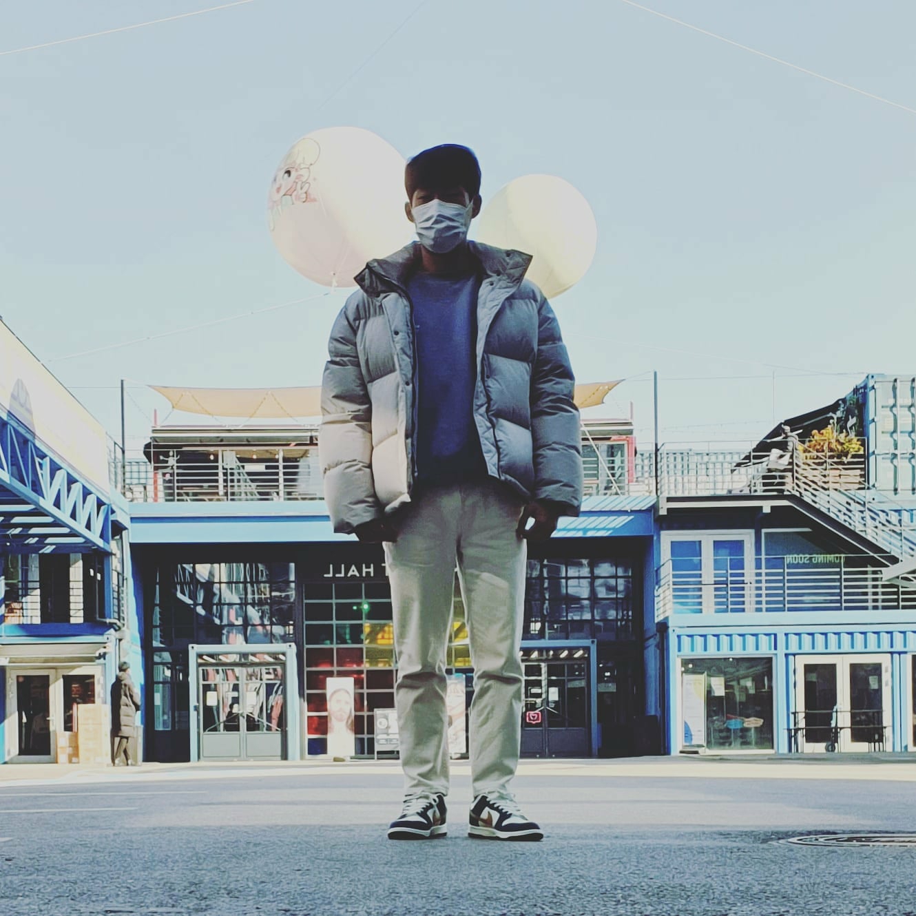 Nike x Kasina Dunk Low 80's Bus 착용 스타일