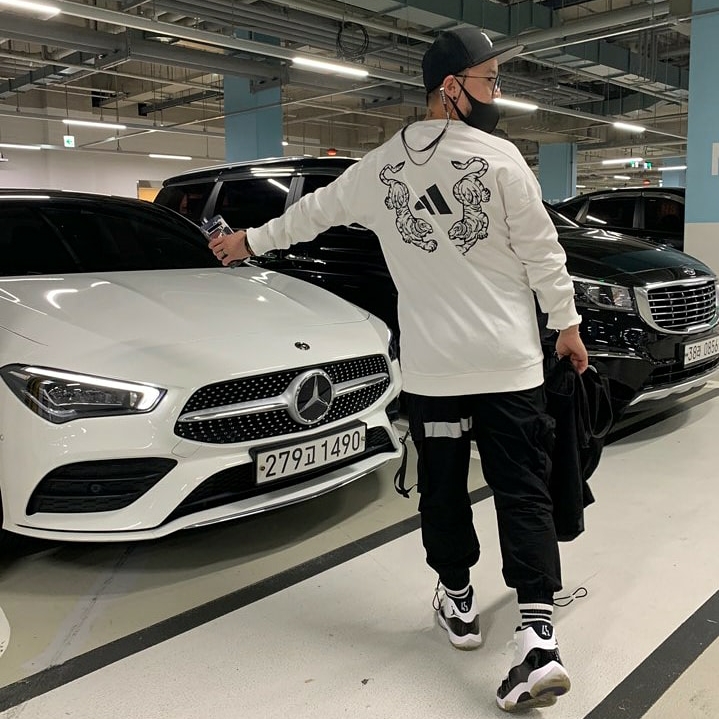 Jordan 11 Retro Concord 2018 착용 스타일