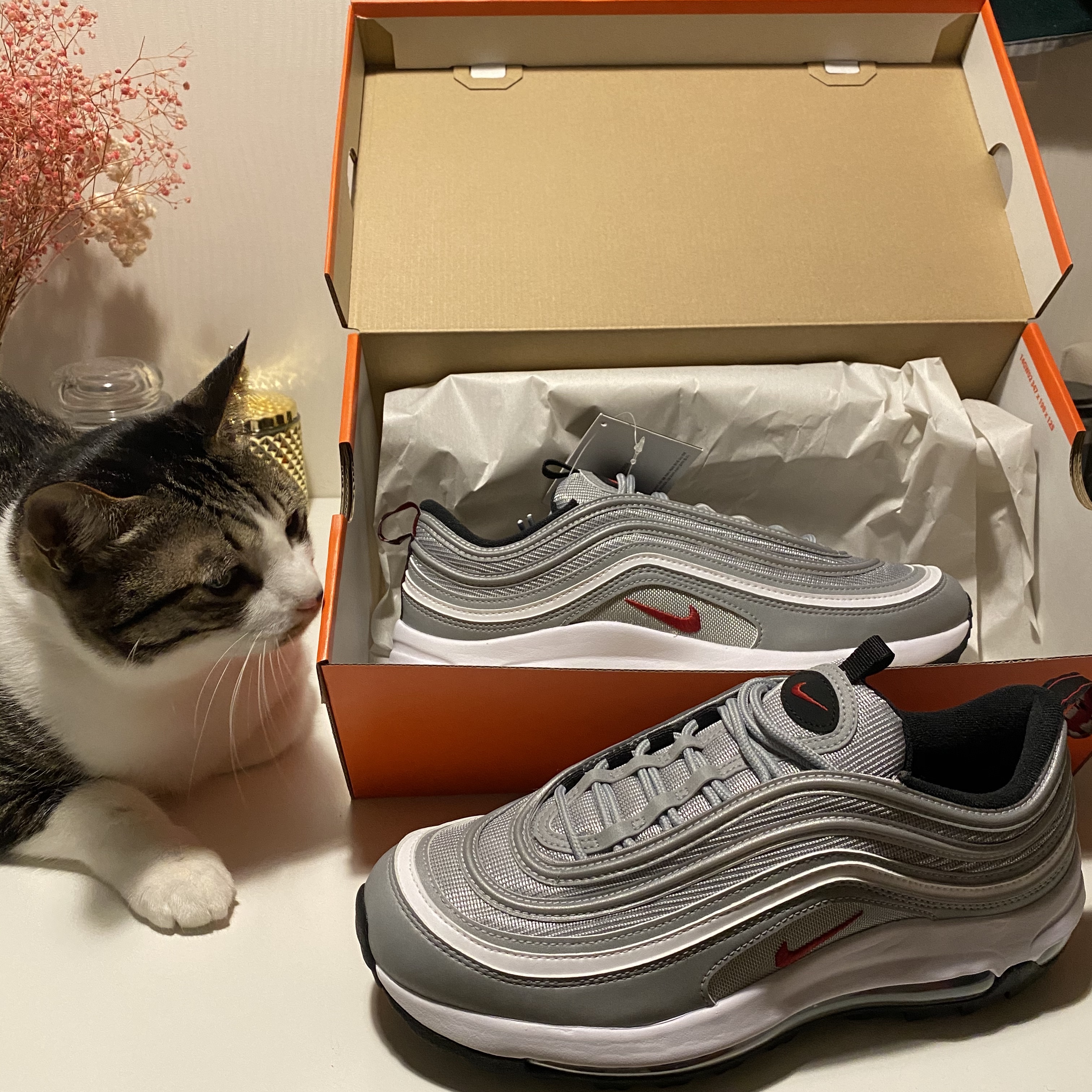 Nike Air Max 97 G Silver Bullet 착용 스타일 - 2