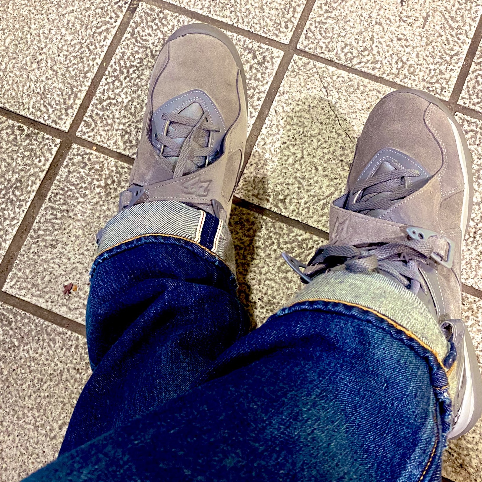Jordan 8 Retro Cool Grey 착용 스타일