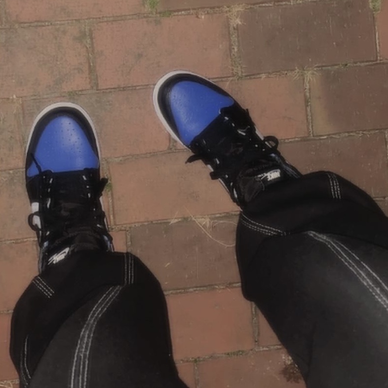 Jordan 1 Retro High OG Royal Toe 착용 스타일