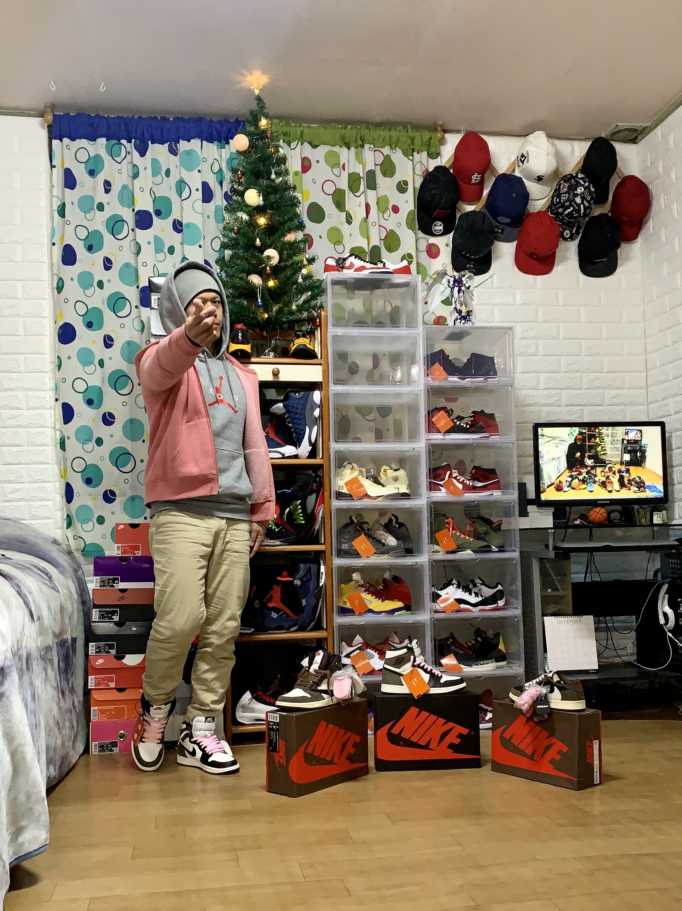 Jordan 1 x Travis Scott Retro High OG SP Mocha, Jordan 1 x Travis Scott Retro Low OG SP Mocha 착용 스타일 - 5