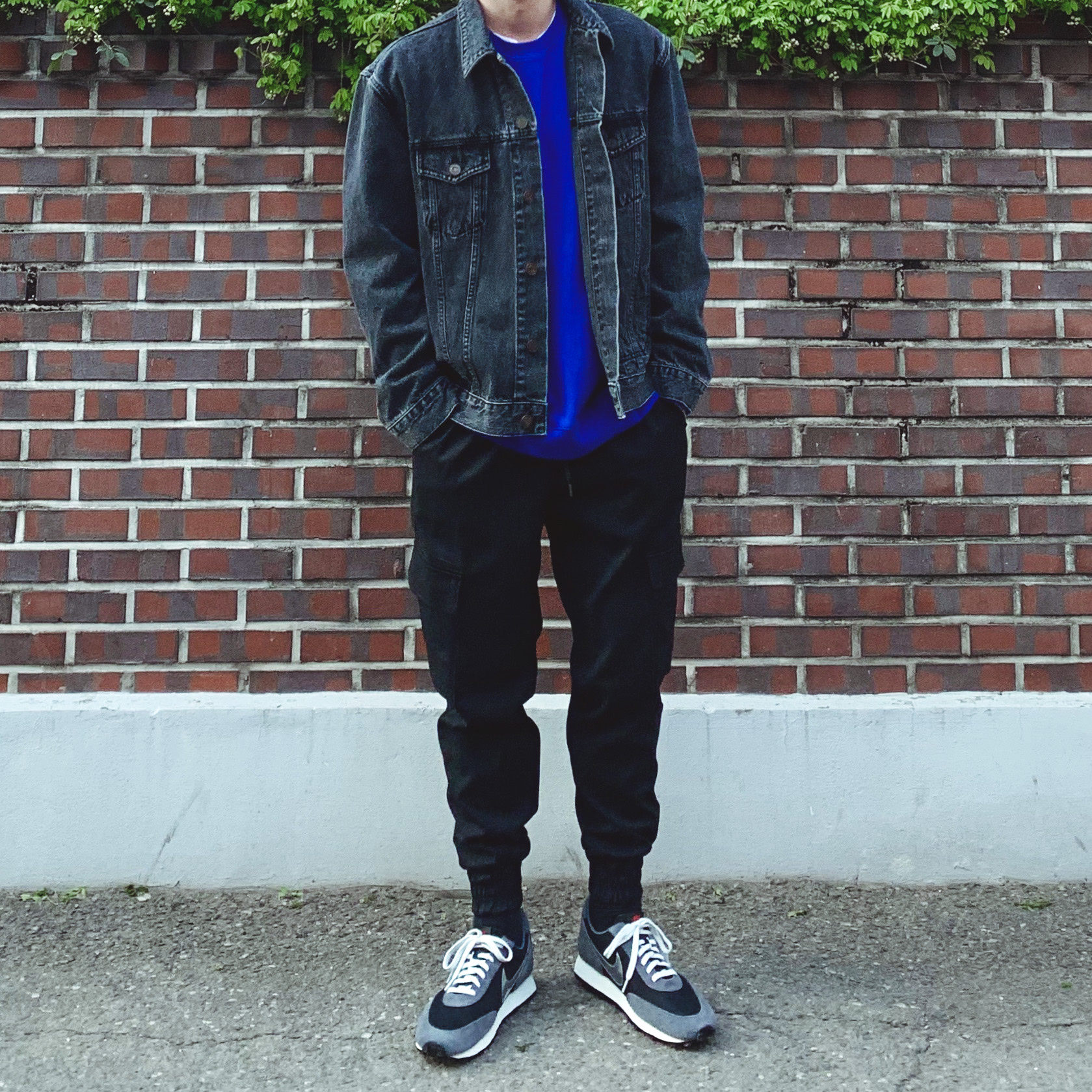 Nike Daybreak SP Black Metallic Silver 착용 스타일